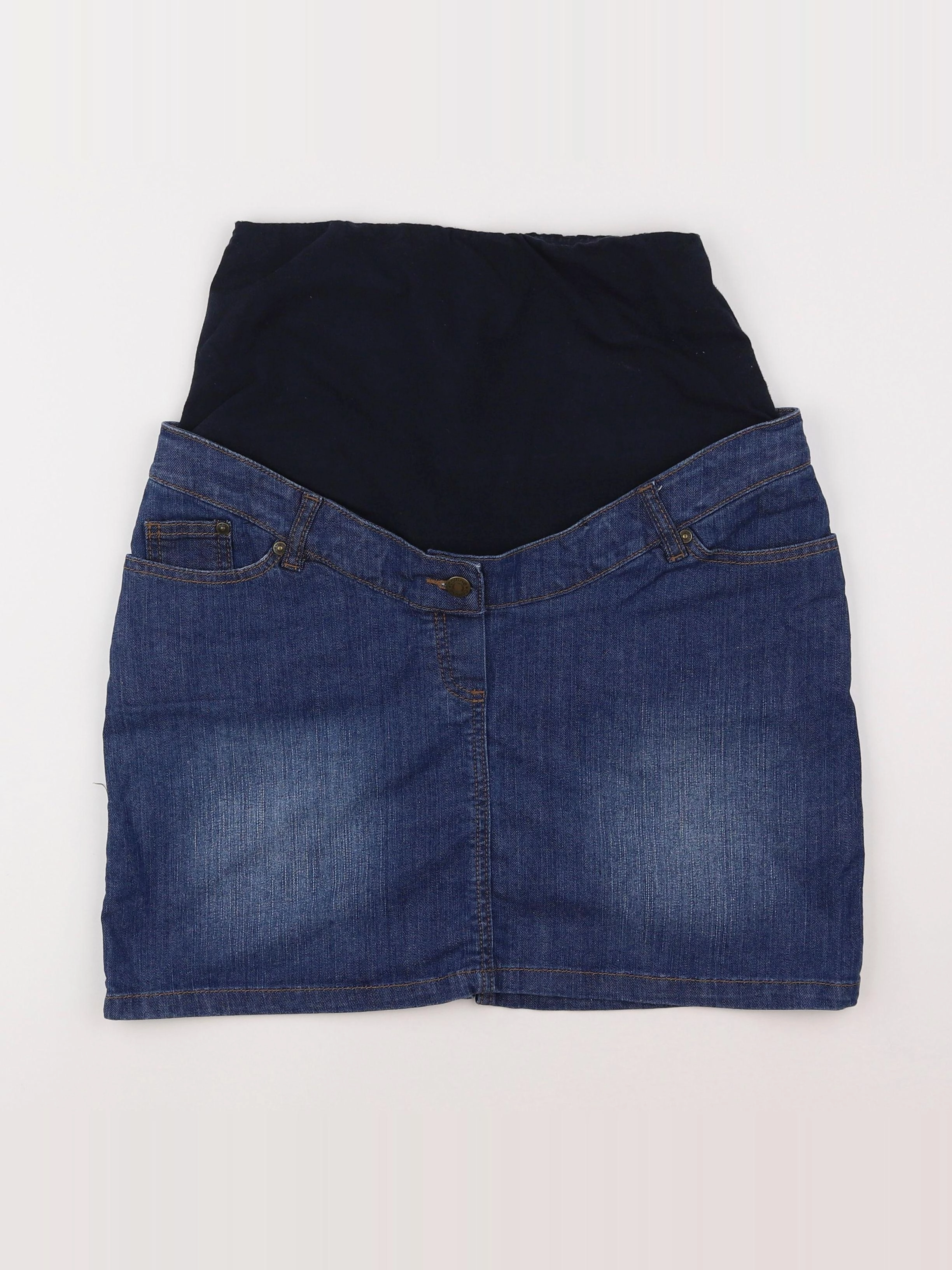 Vertbaudet - jupe grossesse bleu - 38