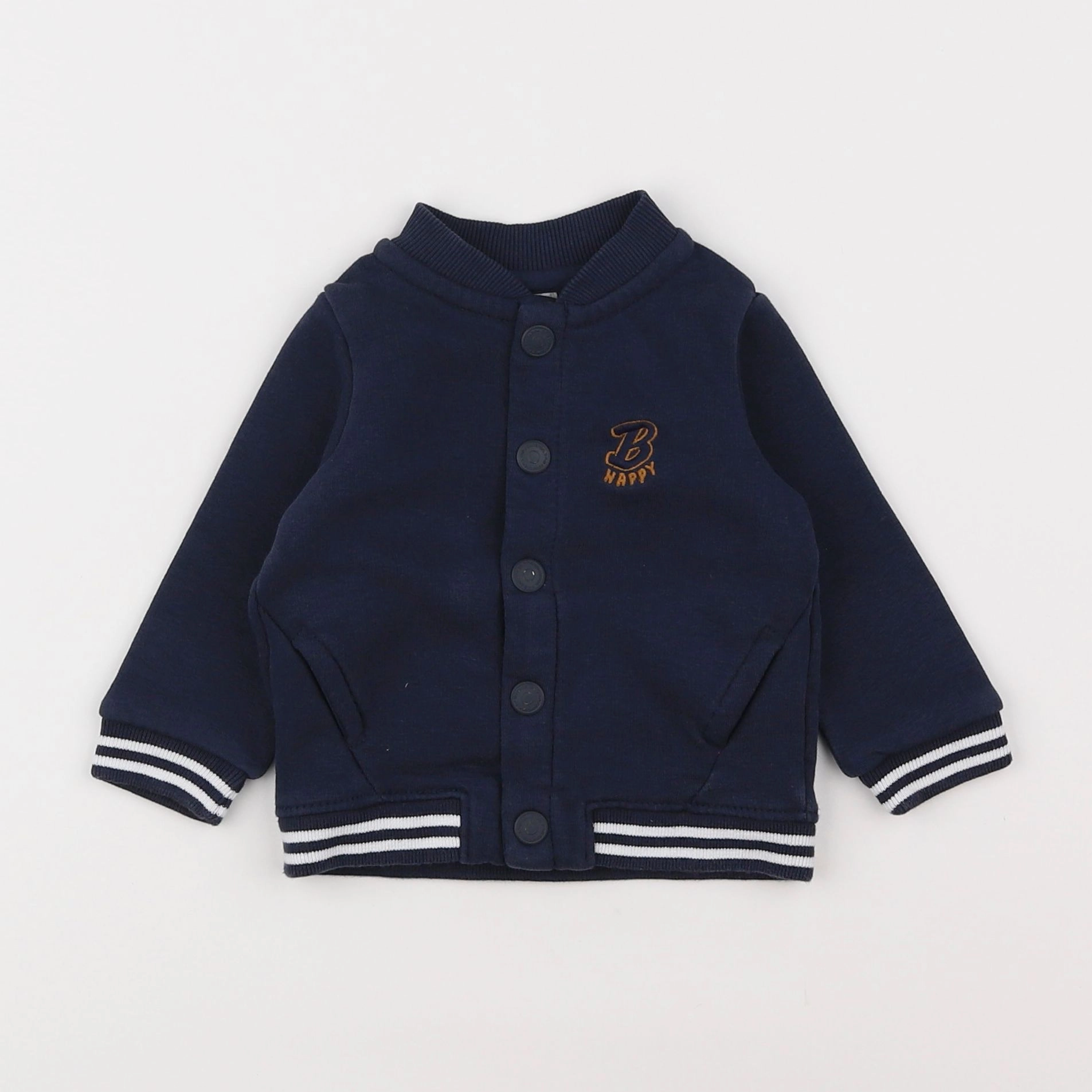 Tape à l'oeil - sweat bleu - 6 mois