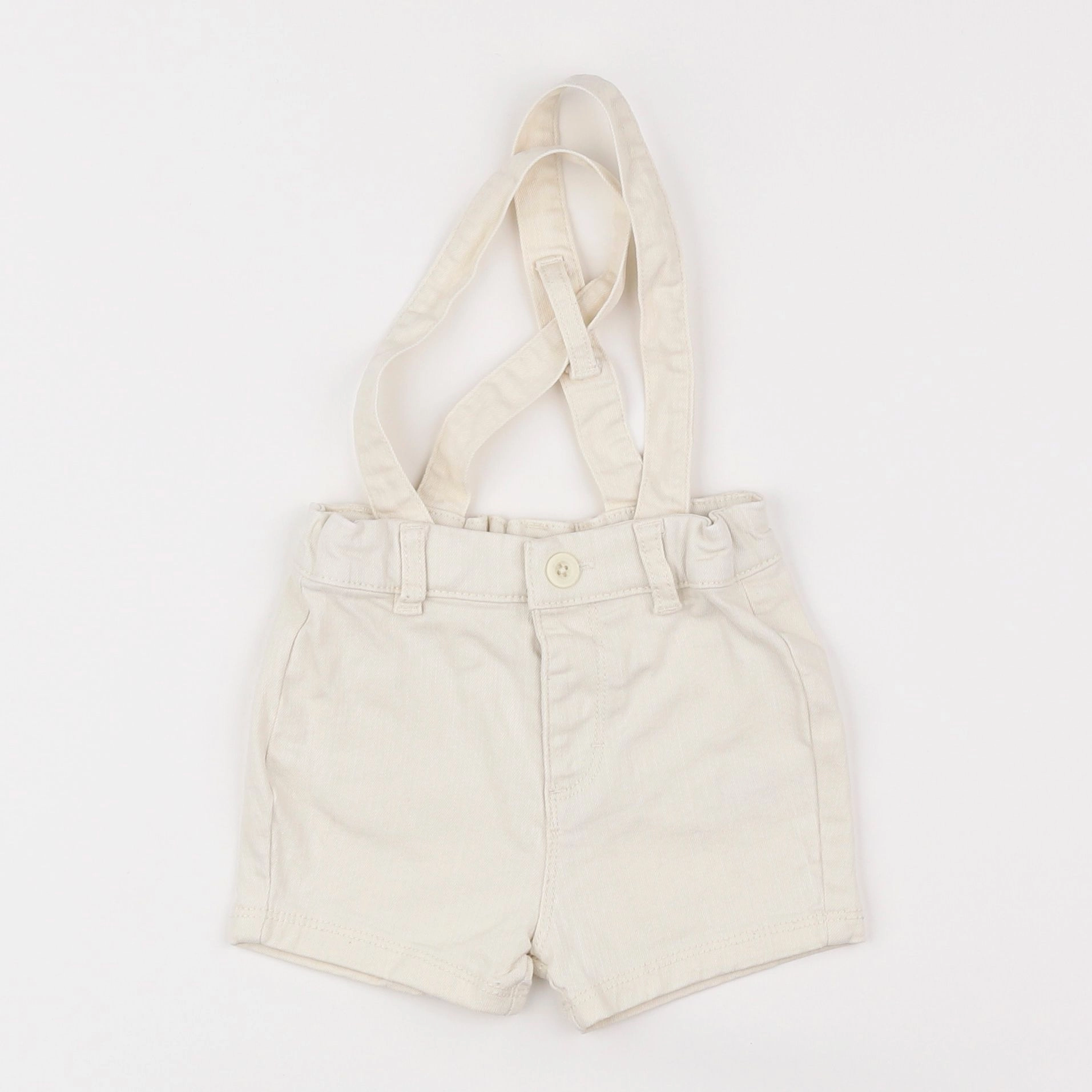 Petit Bateau - short beige - 6 mois