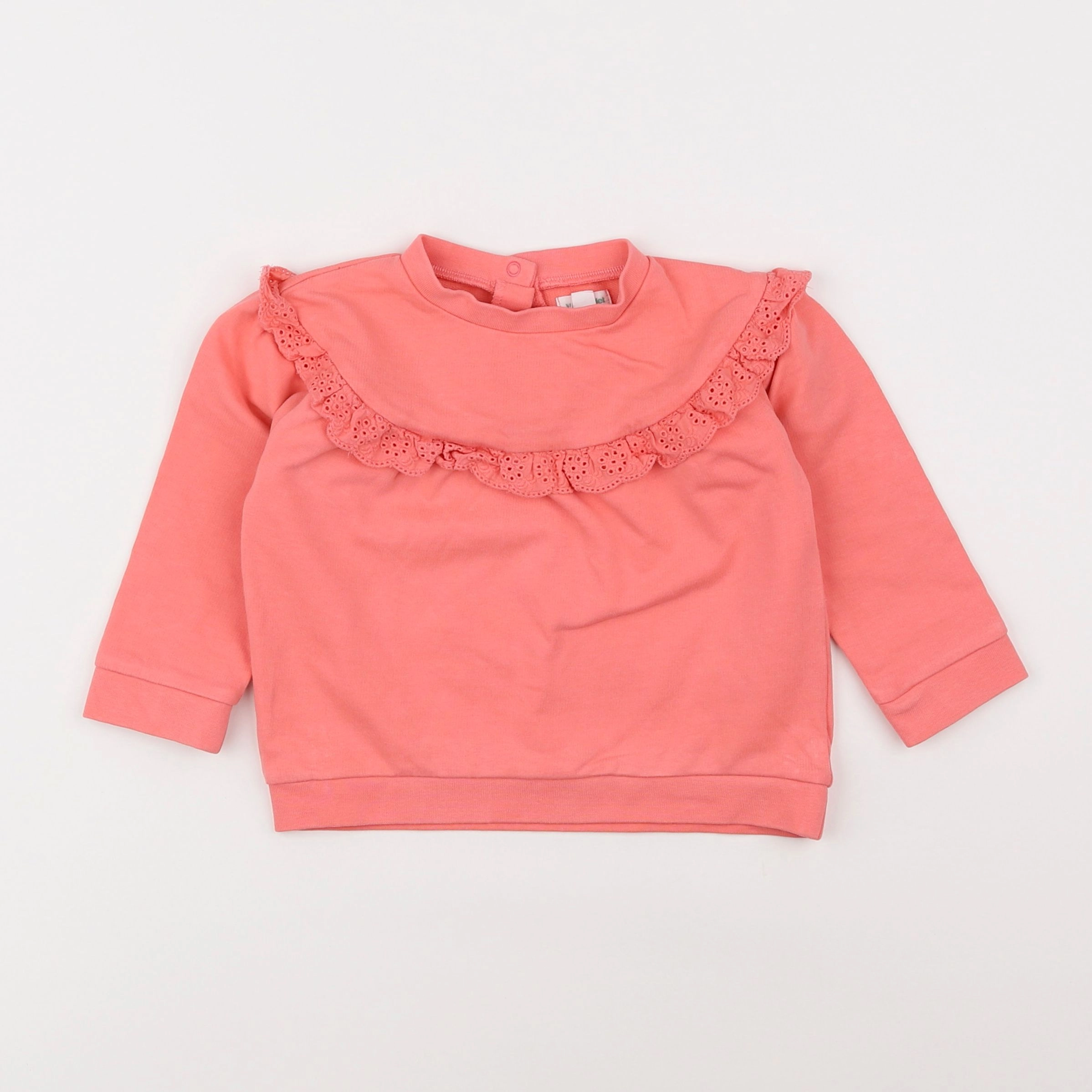 Vertbaudet - sweat rose - 2 ans