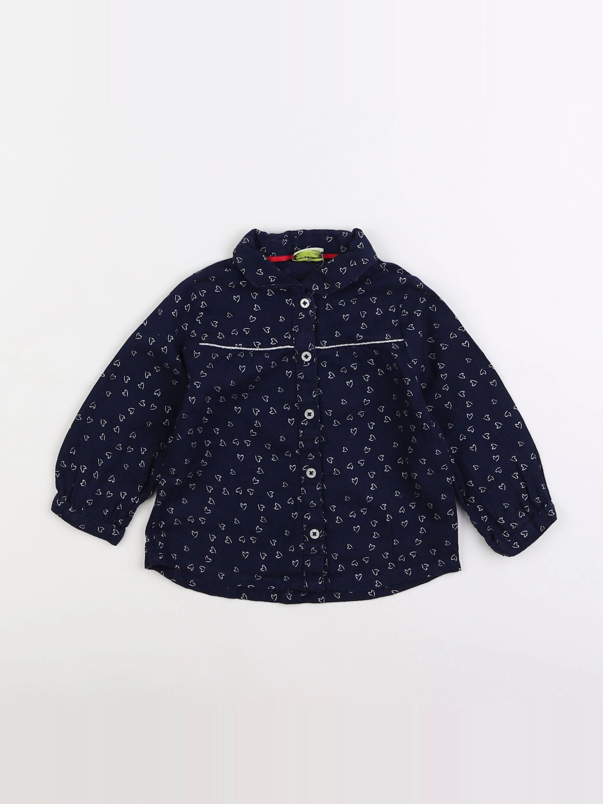Tape à l'oeil - chemise noir - 12 mois