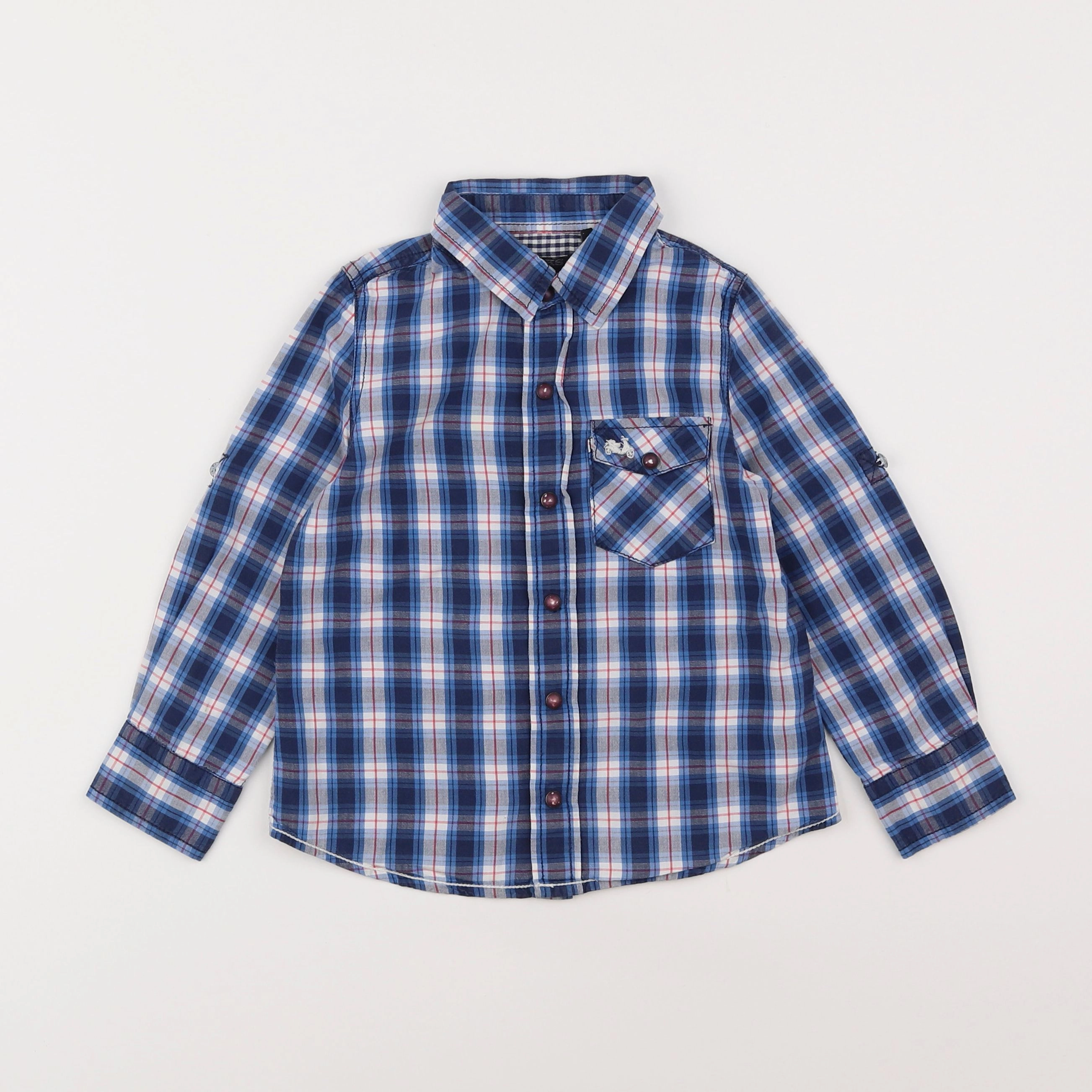 IKKS - chemise bleu - 4 ans