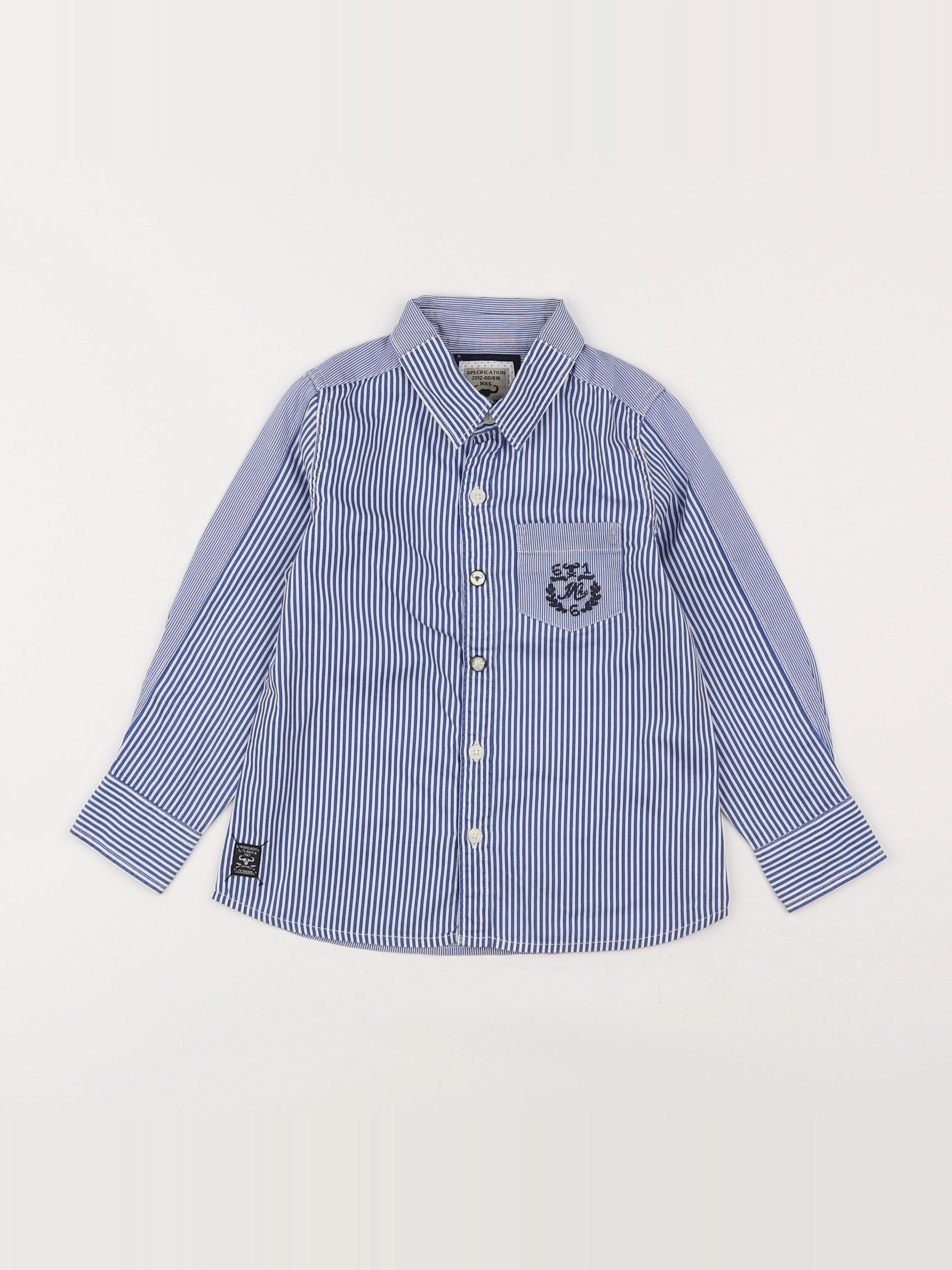 IKKS - chemise bleu - 4 ans