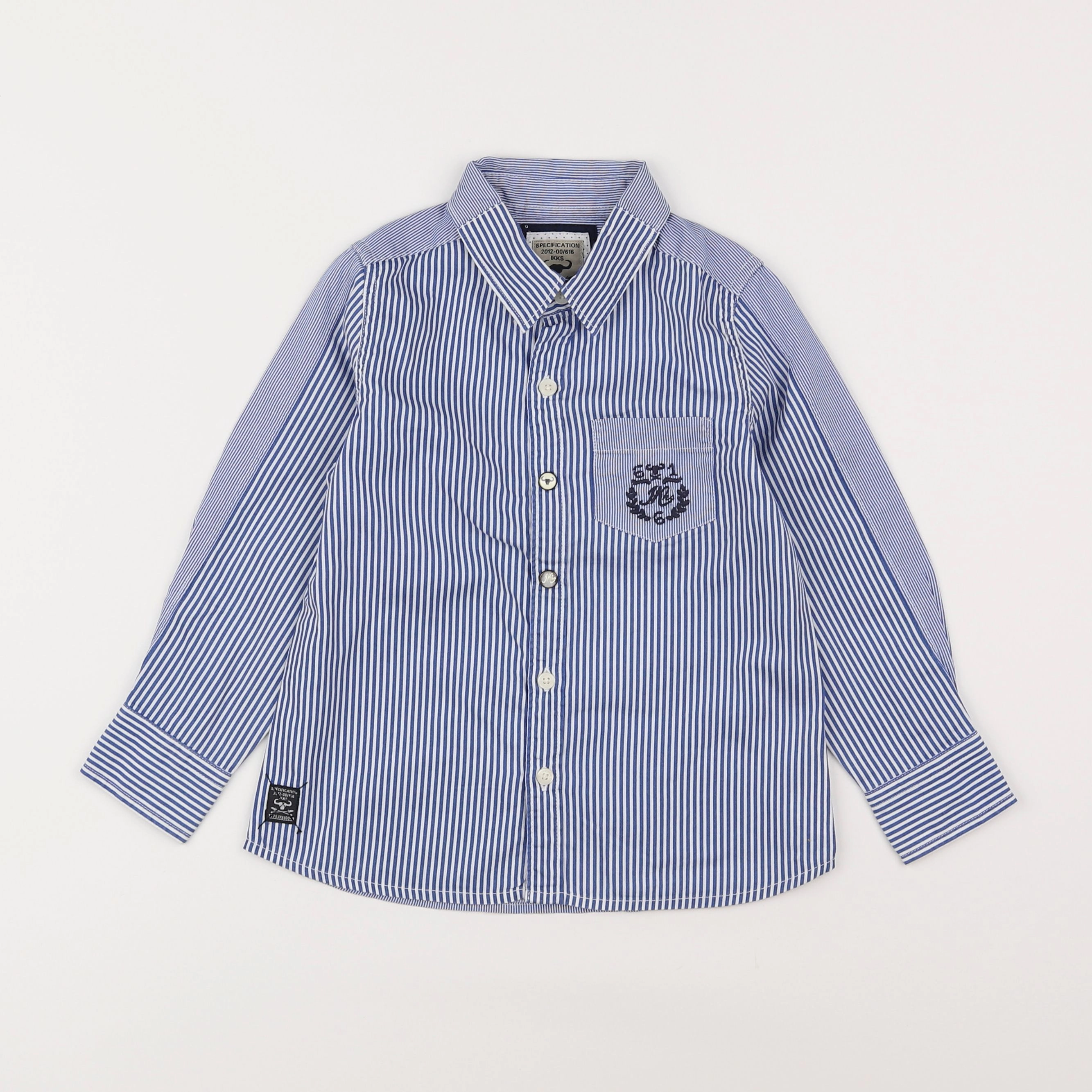 IKKS - chemise bleu - 4 ans