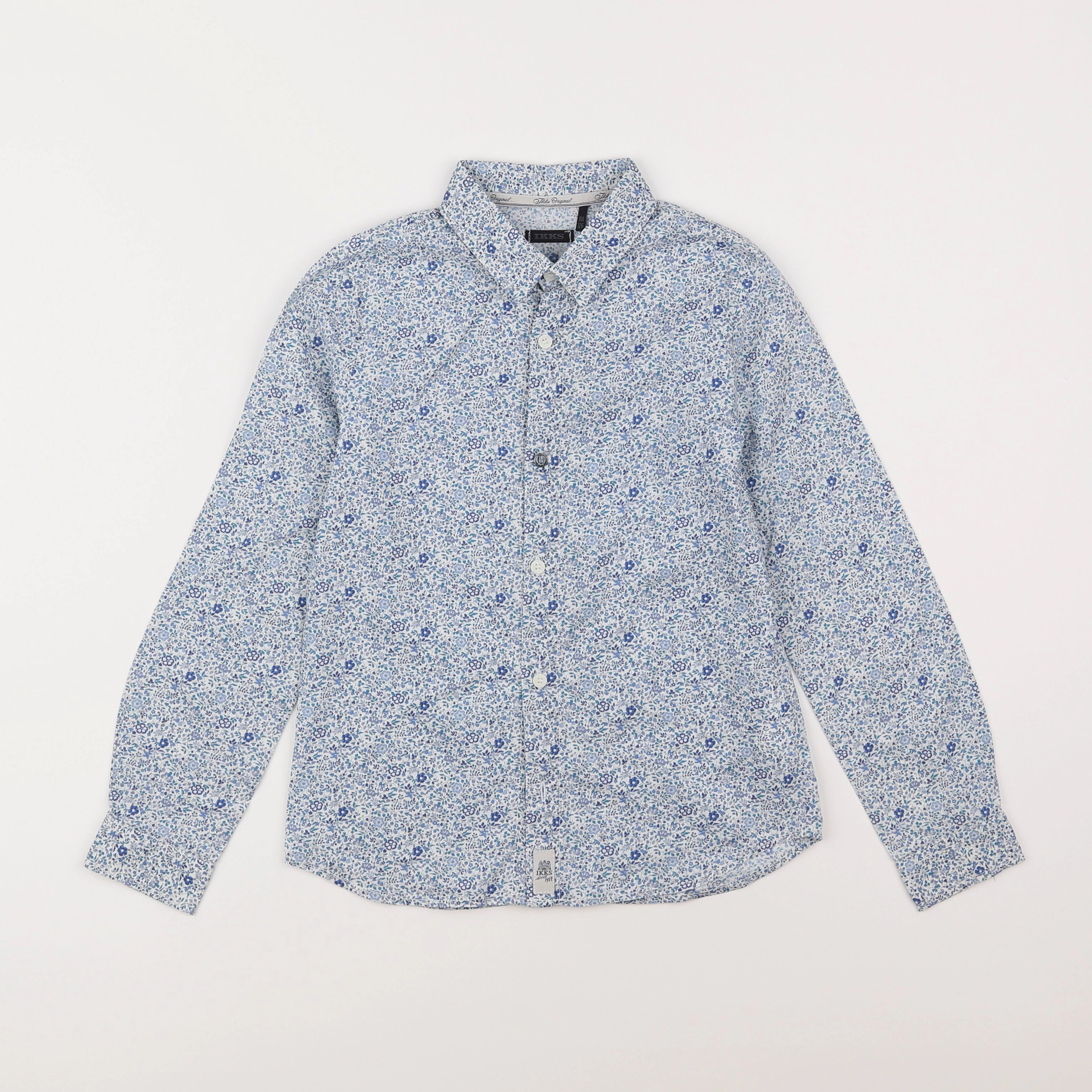 IKKS - chemise blanc, bleu - 8 ans