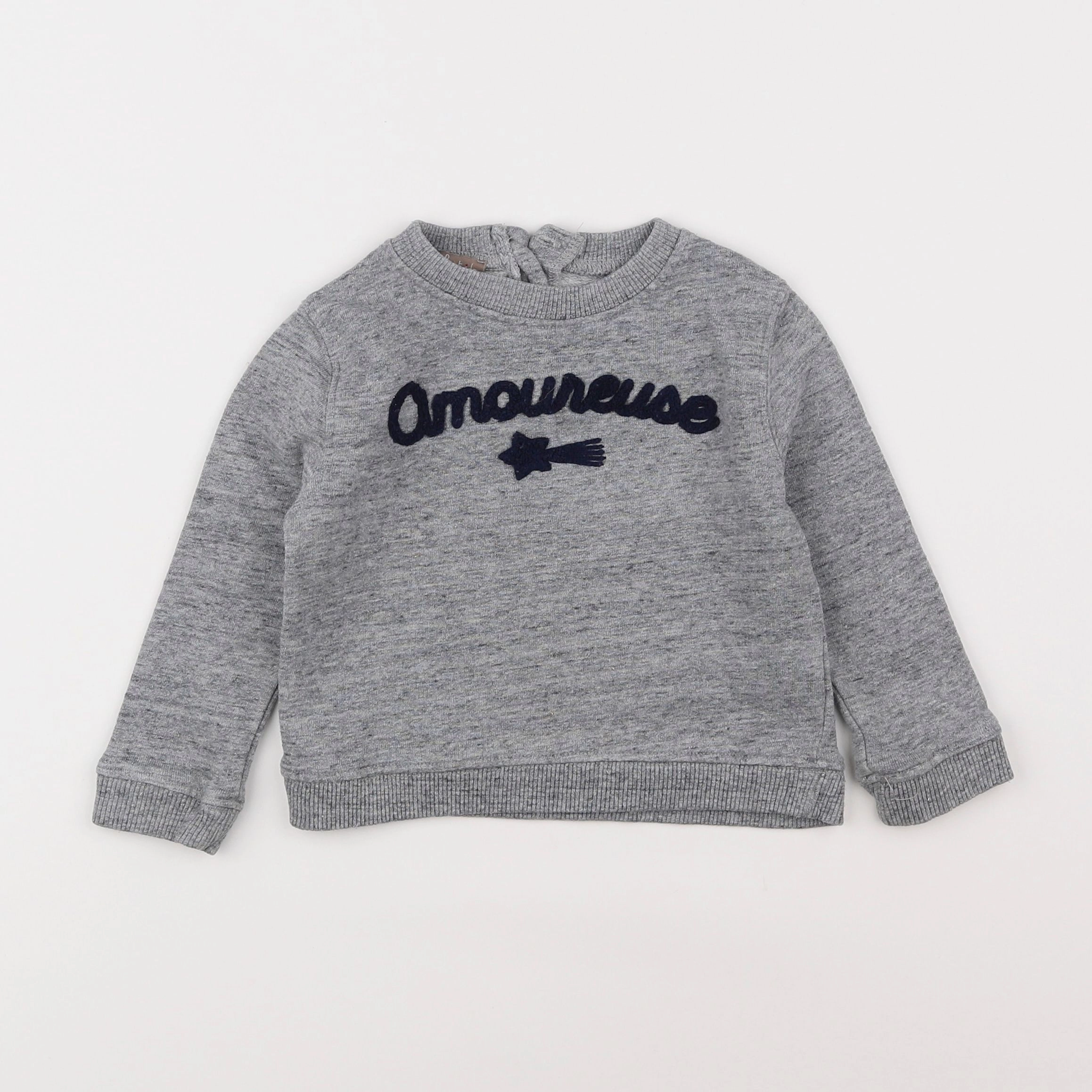 Emile et Ida - sweat gris - 2 ans