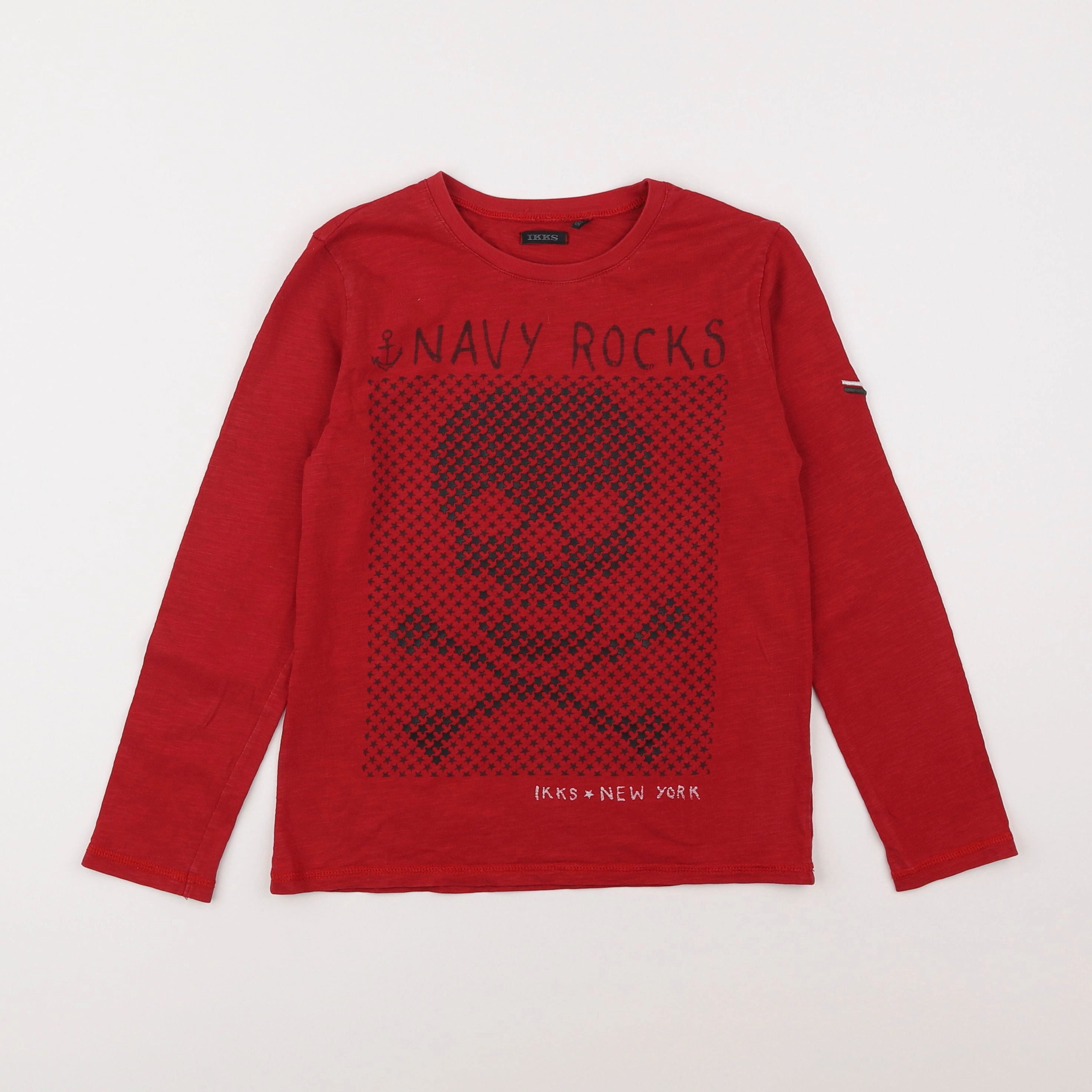 IKKS - tee-shirt rouge - 8 ans