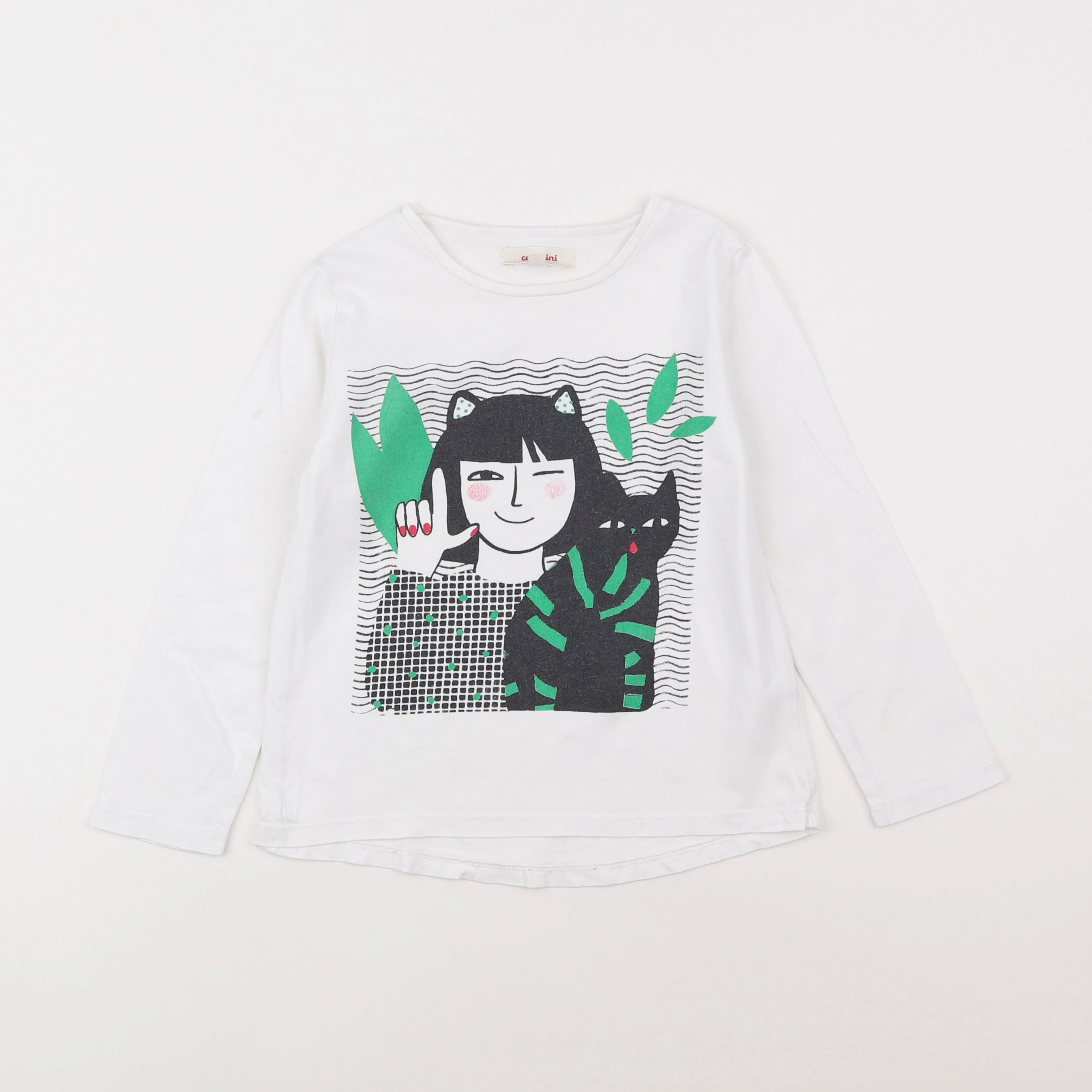Catimini - tee-shirt blanc - 6 ans