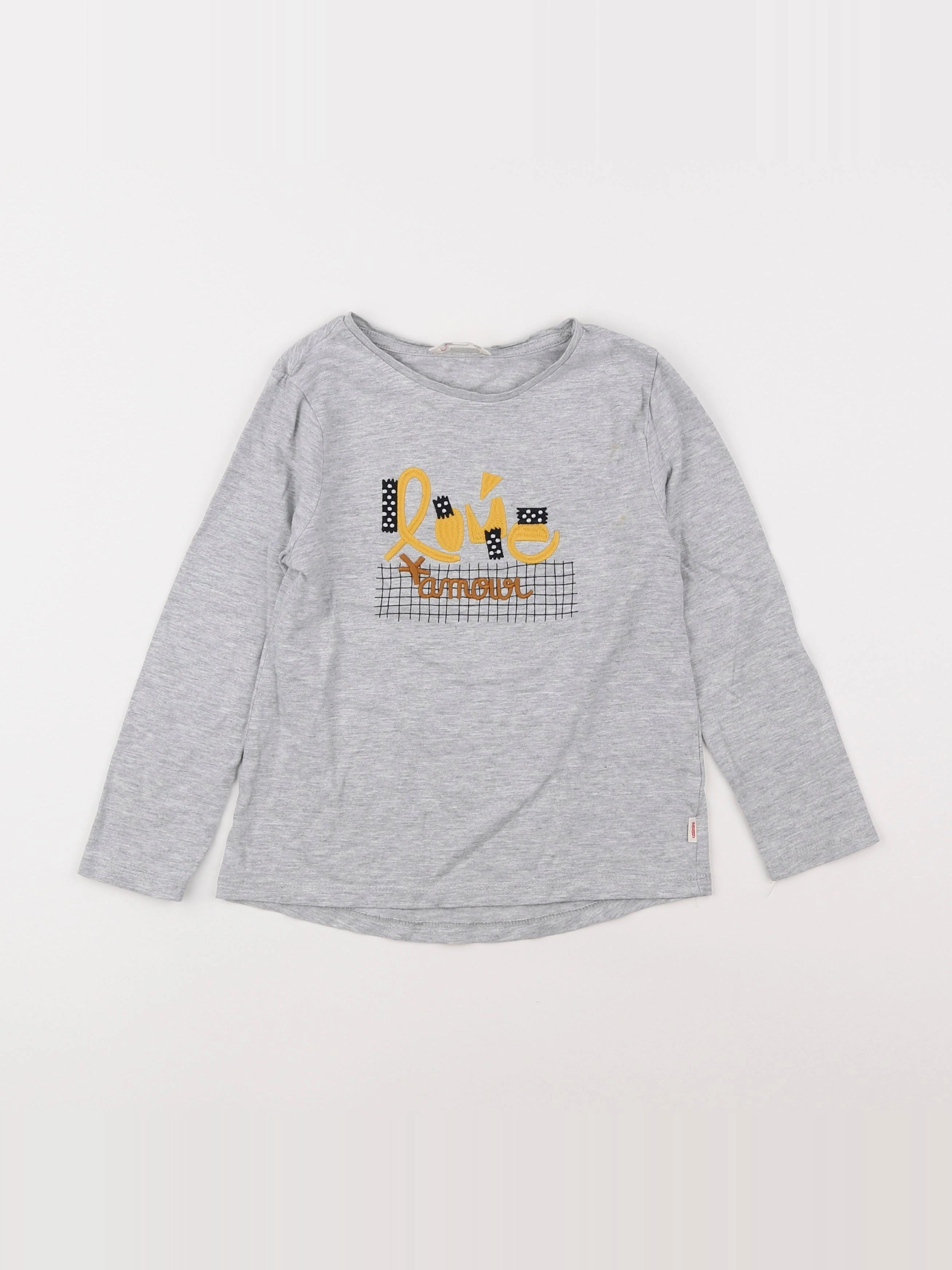 Catimini - tee-shirt gris - 5 ans