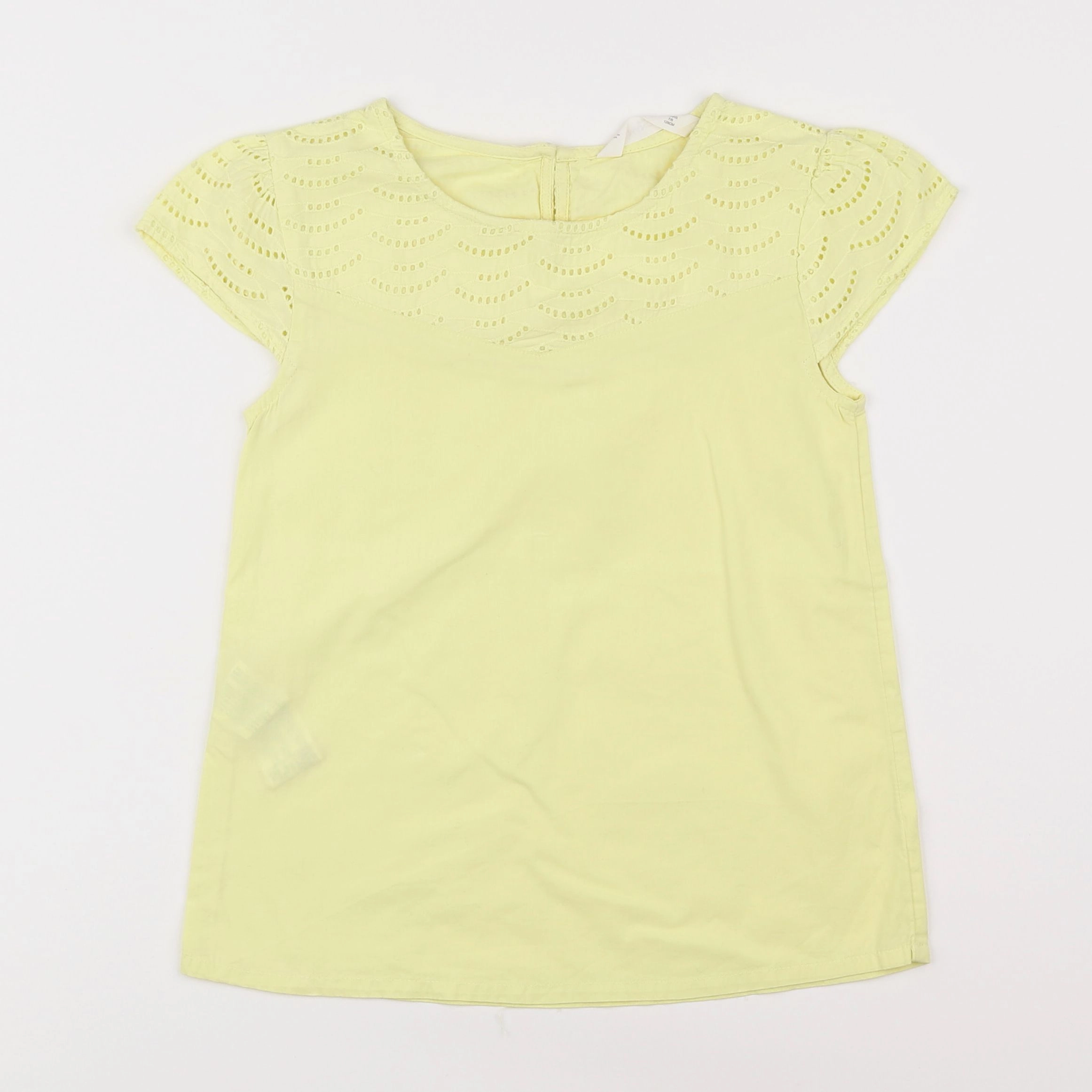 Mango - tee-shirt jaune - 7/8 ans