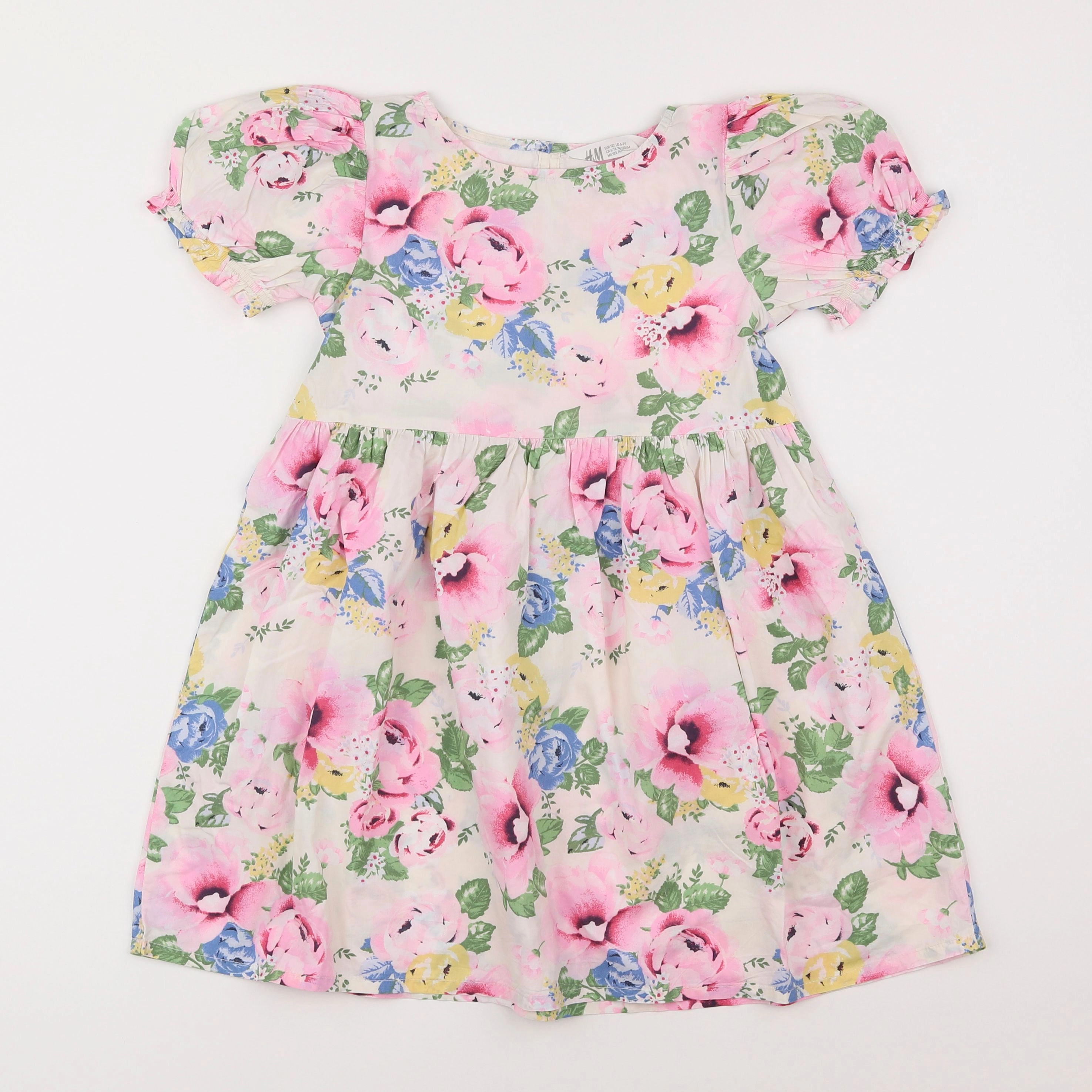 H&M - robe rose - 6/8 ans