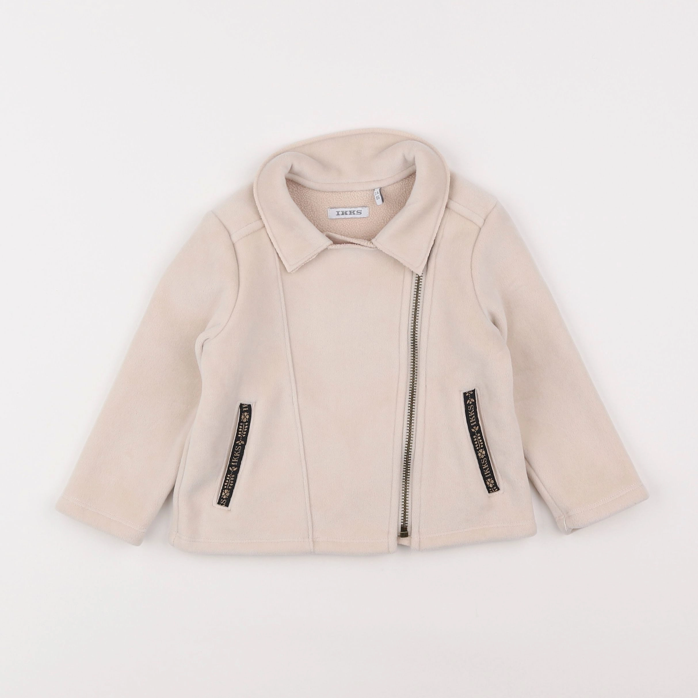 IKKS - veste doublé beige - 2 ans