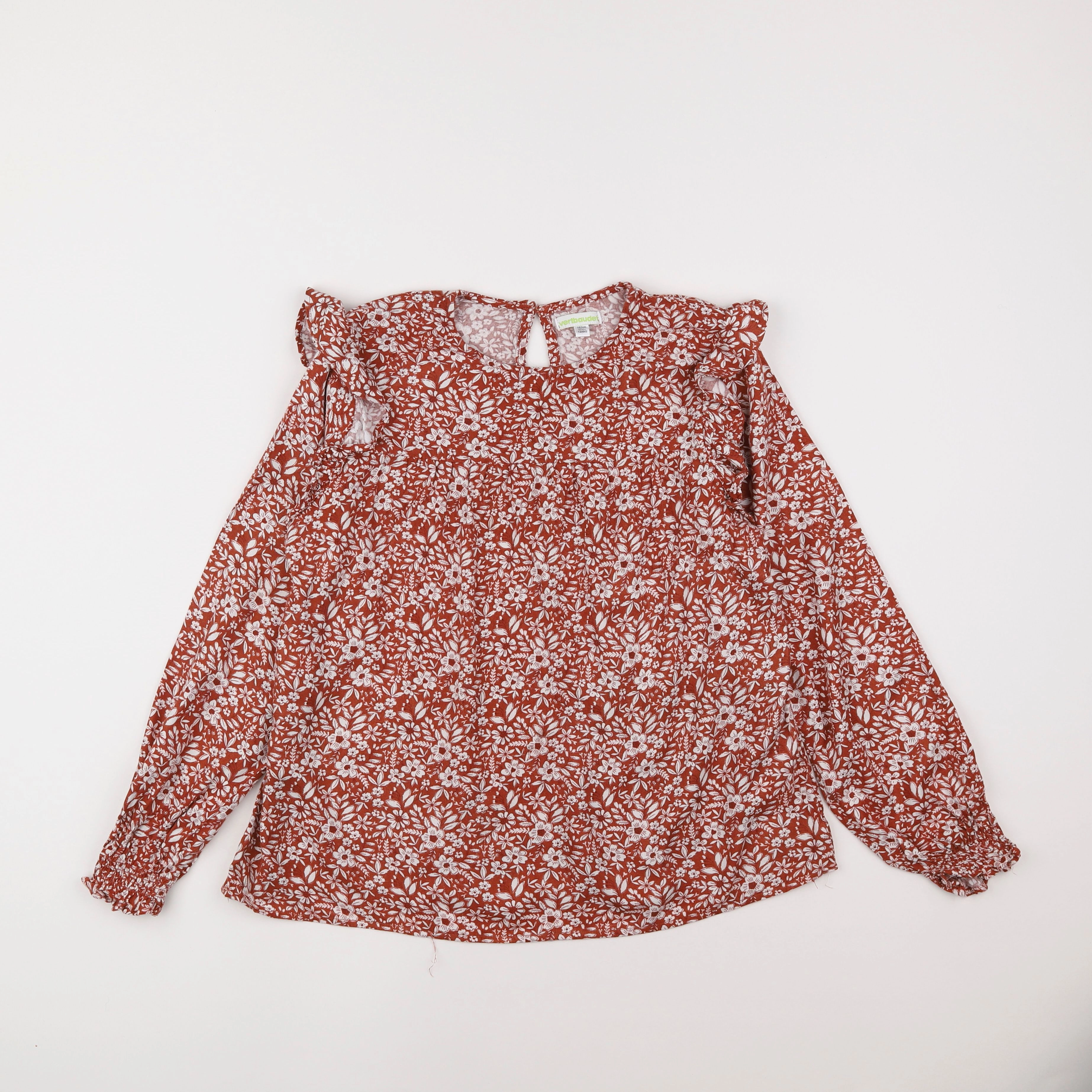 Vertbaudet - blouse marron - 5 ans