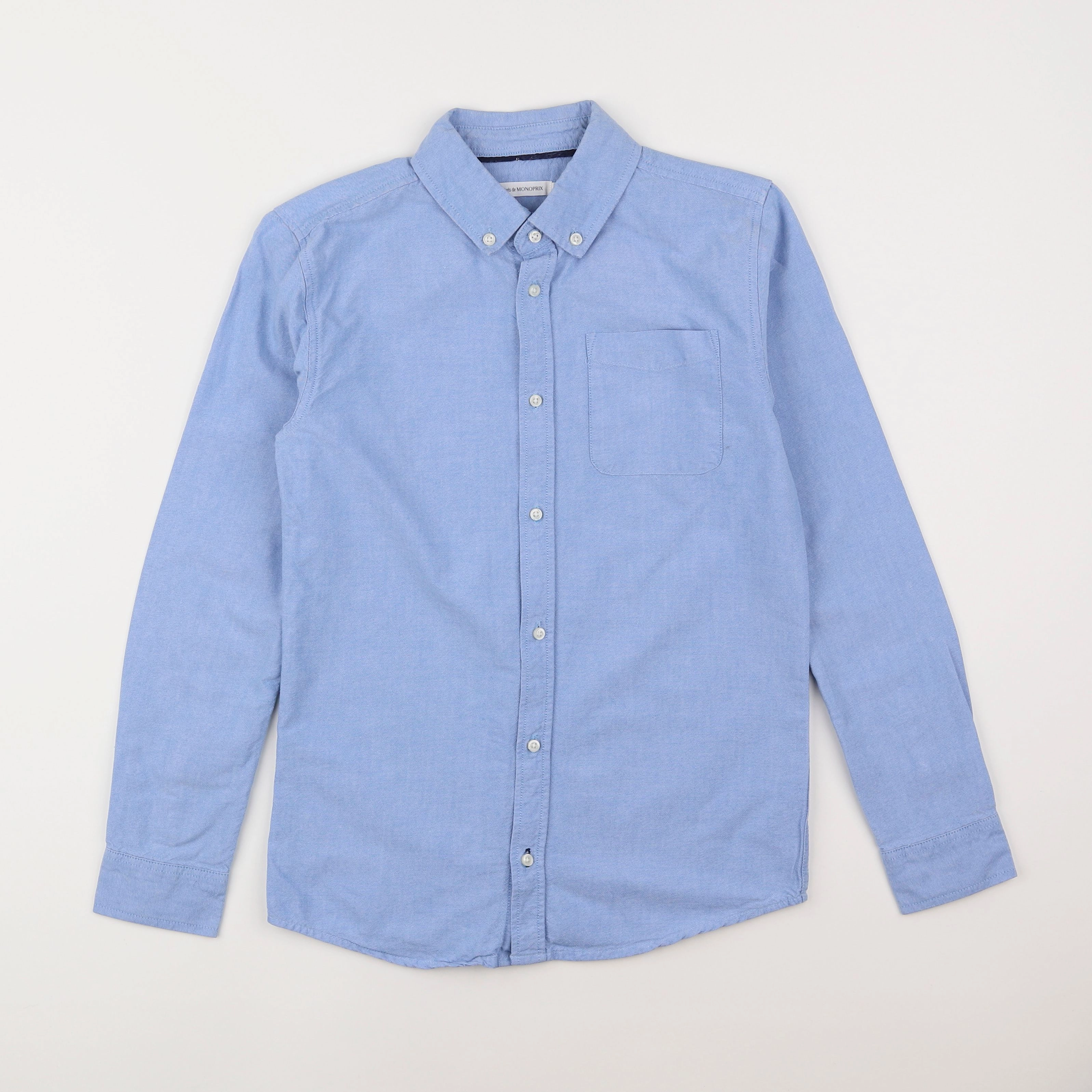 Monoprix - chemise bleu - 12 ans