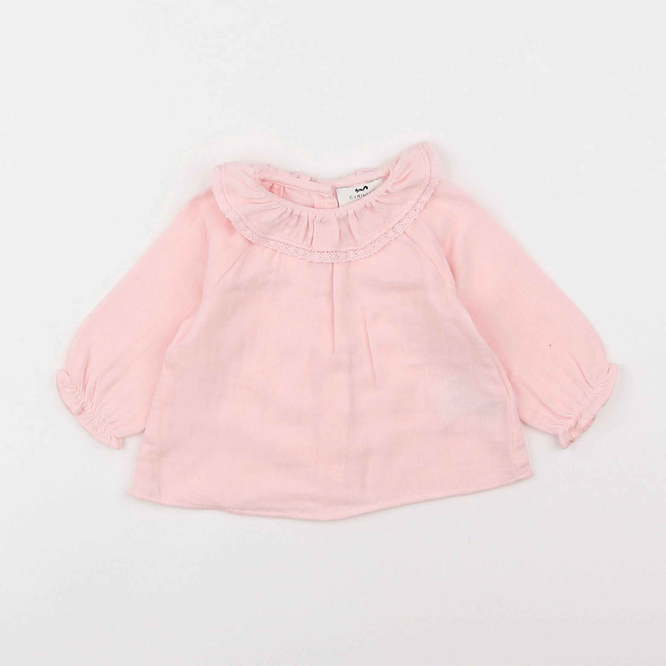 Cyrillus - blouse rose - 6 mois