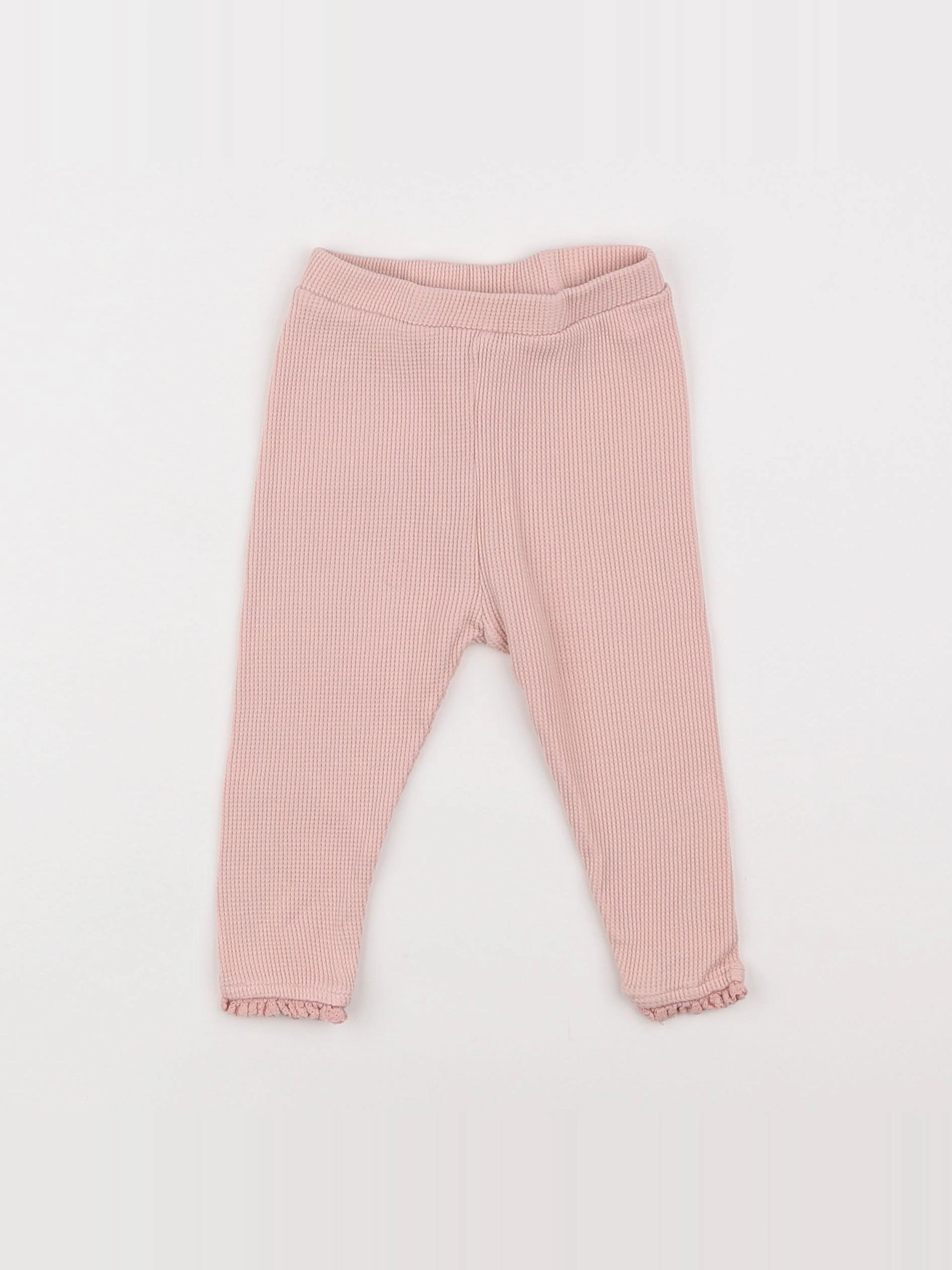 Zara - legging rose - 3/6 mois