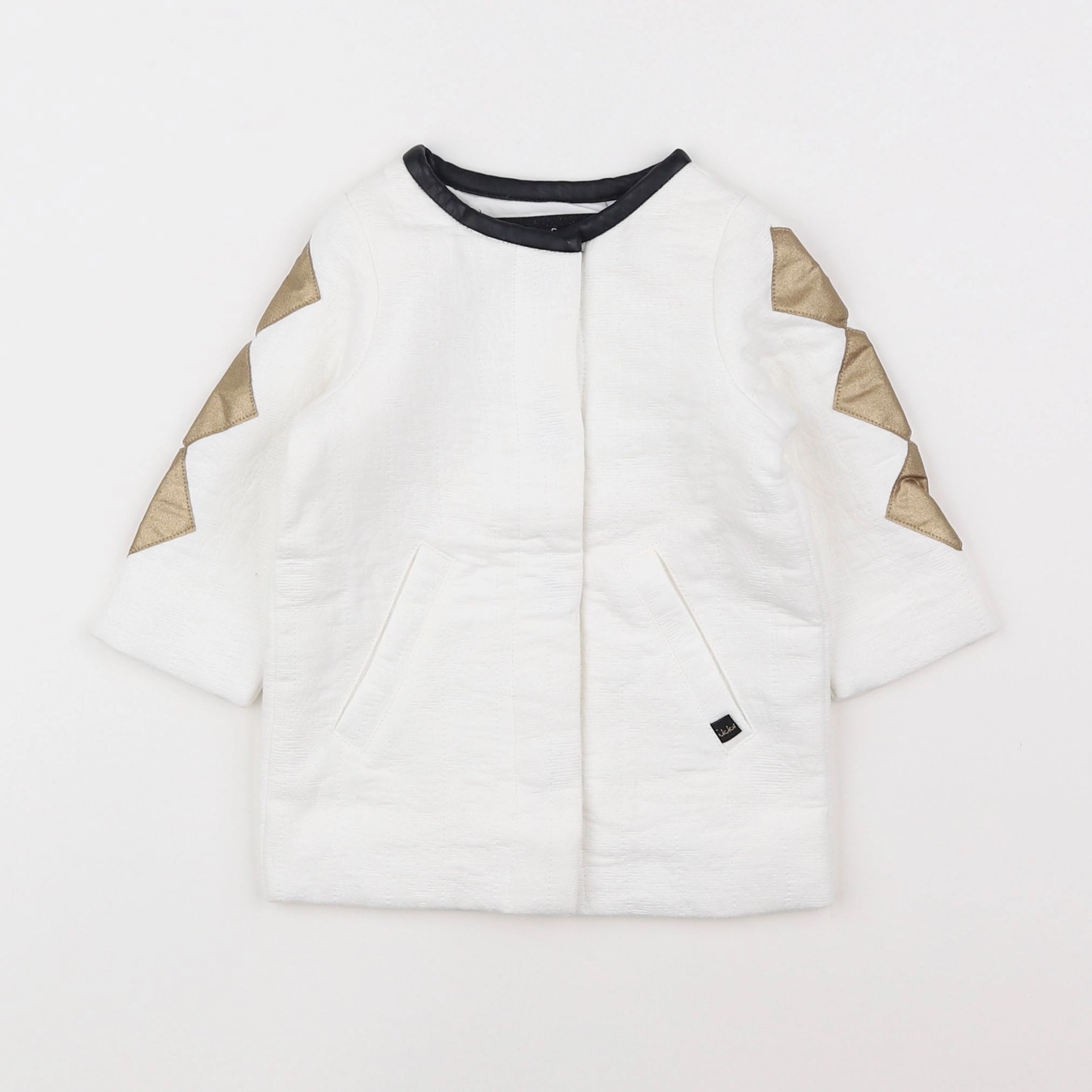 IKKS - manteau blanc - 6 mois