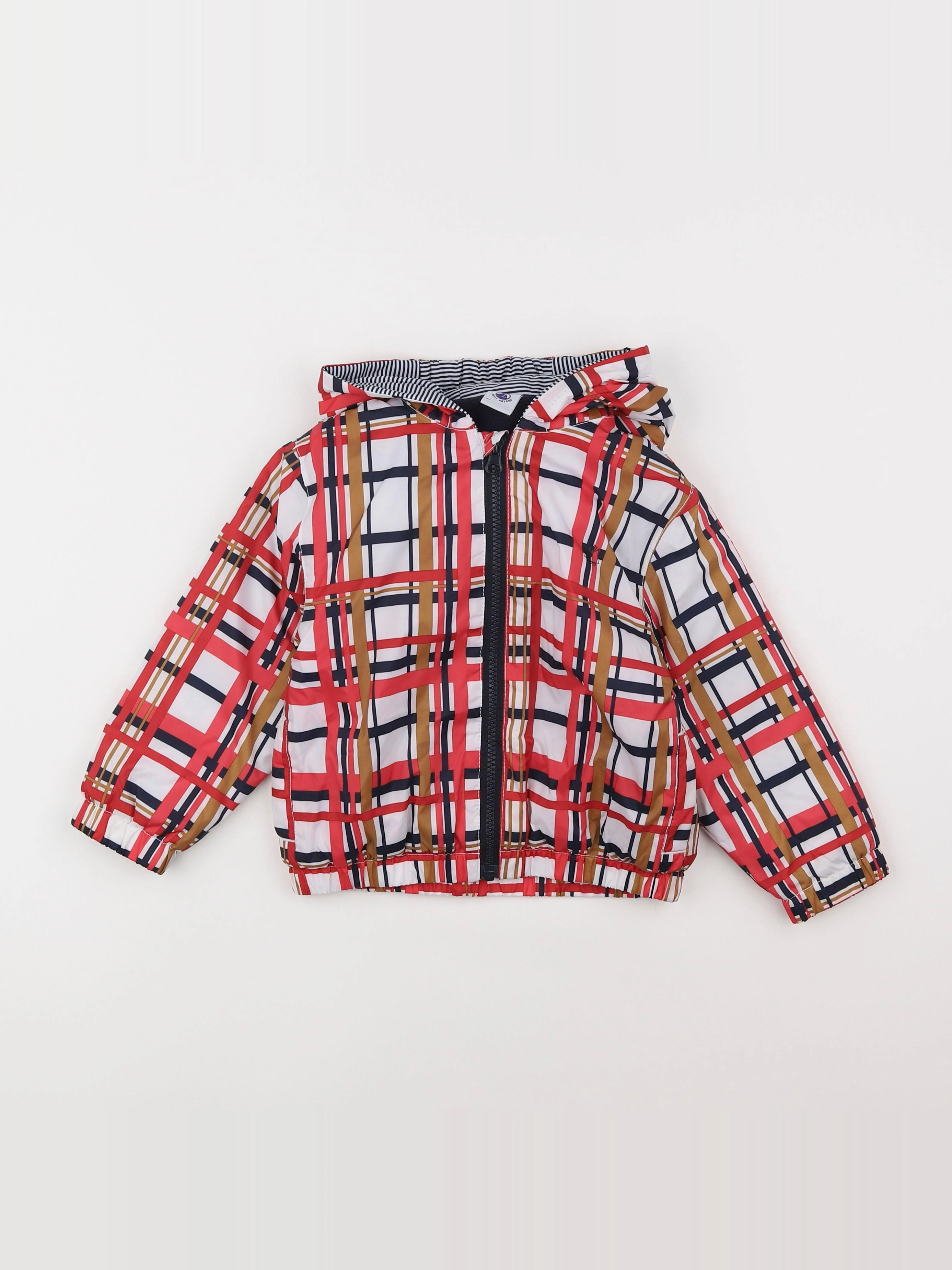 Petit Bateau - imperméable multicolore - 3 mois