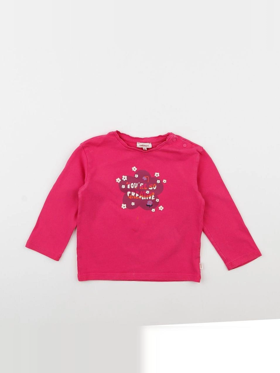 Catimini - tee-shirt rose - 2 ans