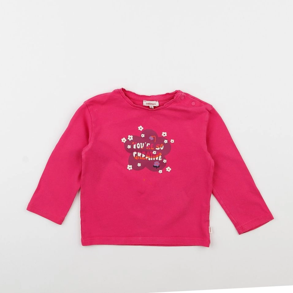 Catimini - tee-shirt rose - 2 ans