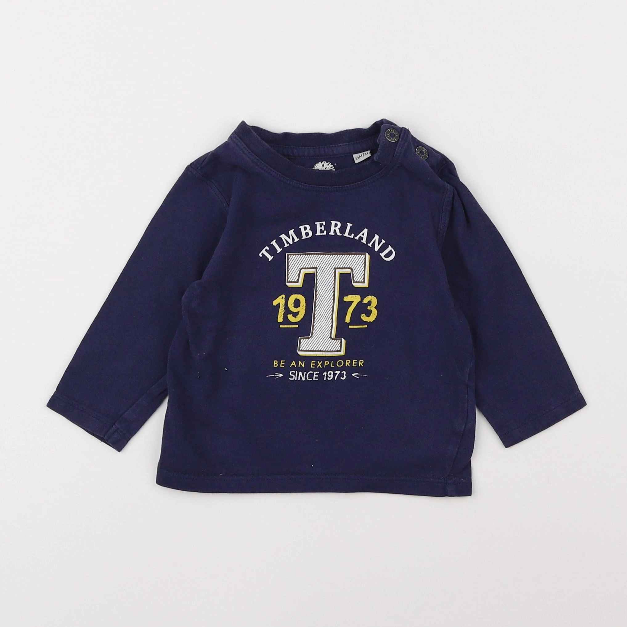 Timberland - tee-shirt bleu - 12 mois