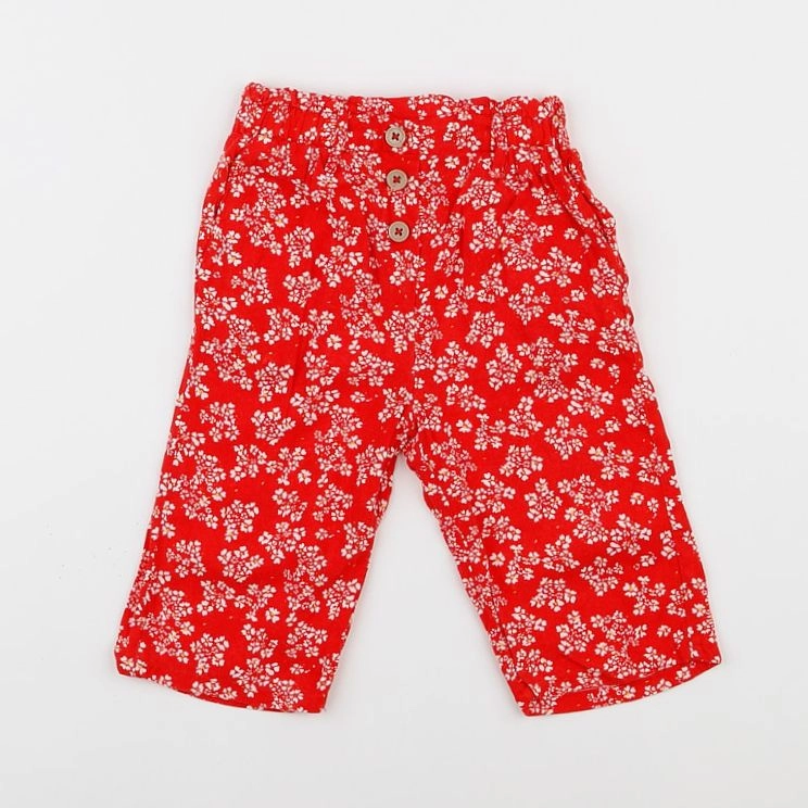 Vertbaudet - pantalon rouge - 3 ans