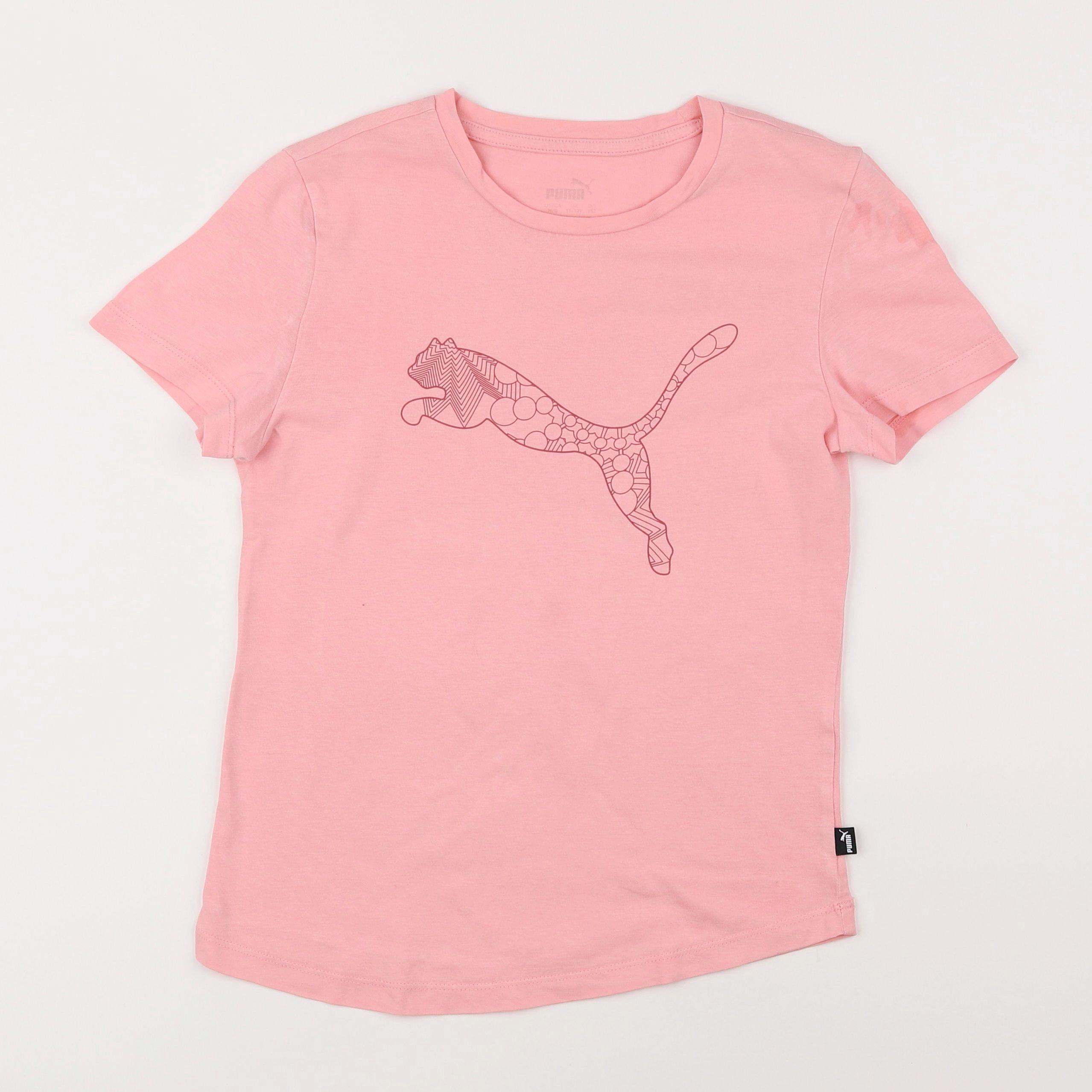 Puma - tee-shirt rose - 11/12 ans