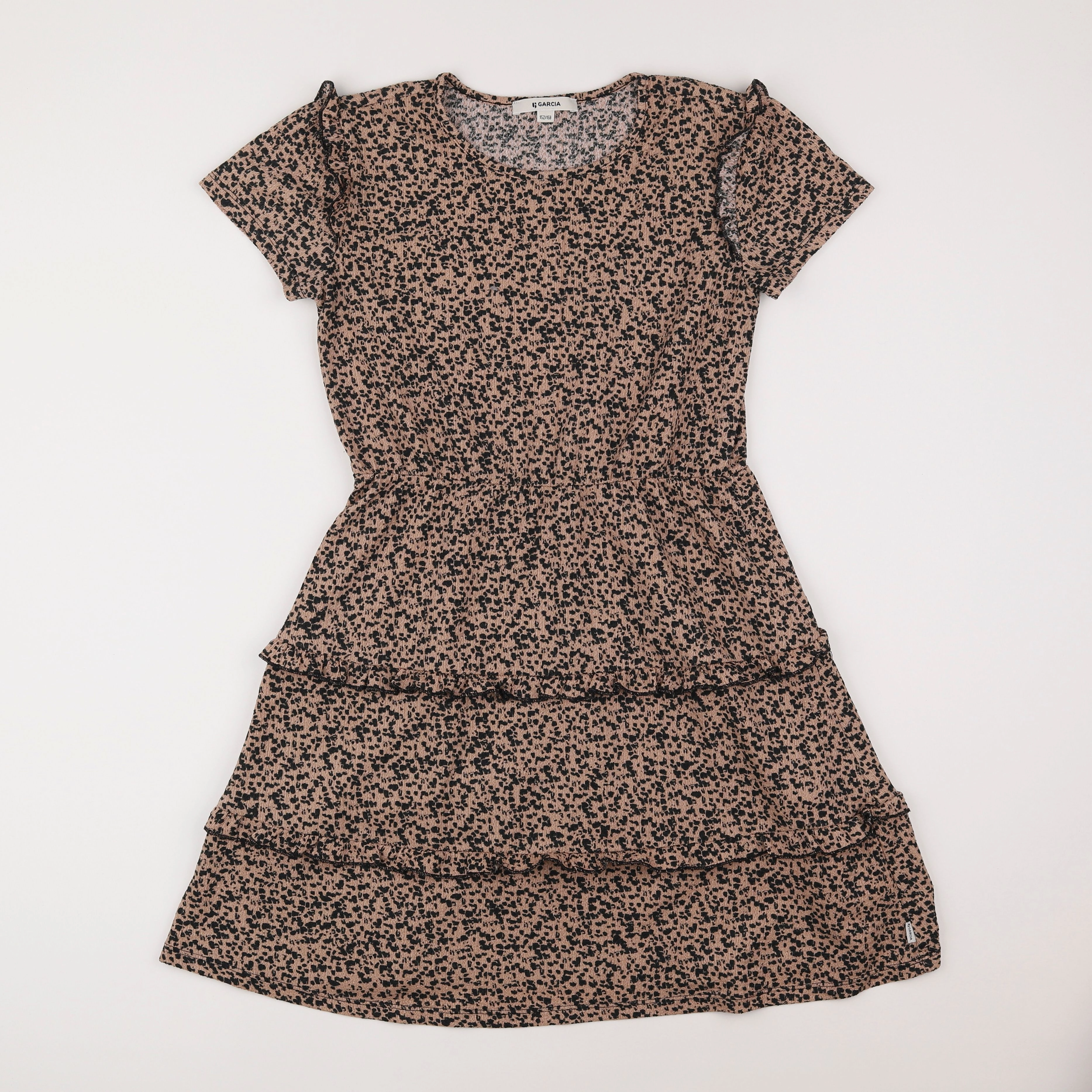 Garcia - robe marron, noir - 12/14 ans