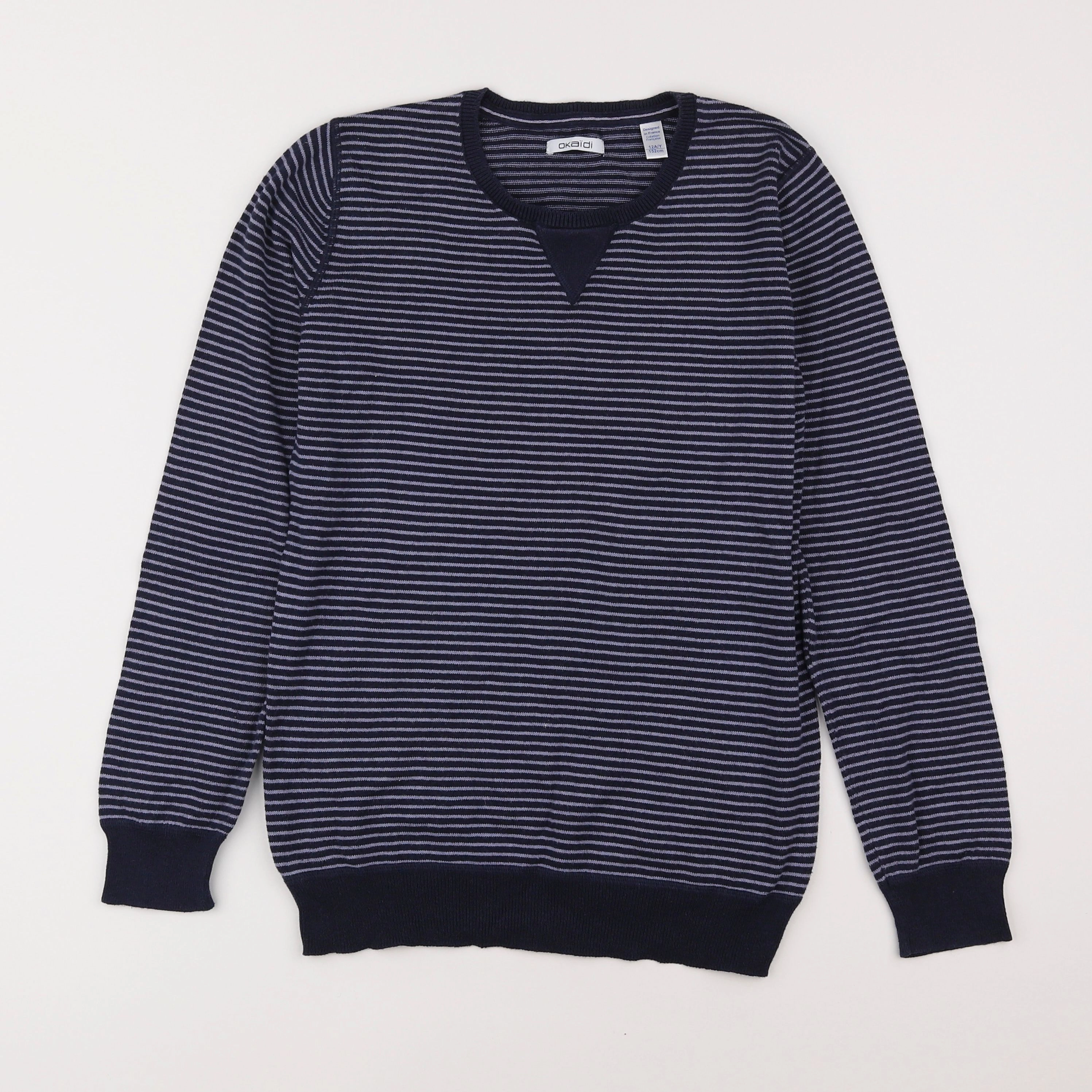 Okaidi - pull bleu - 12 ans