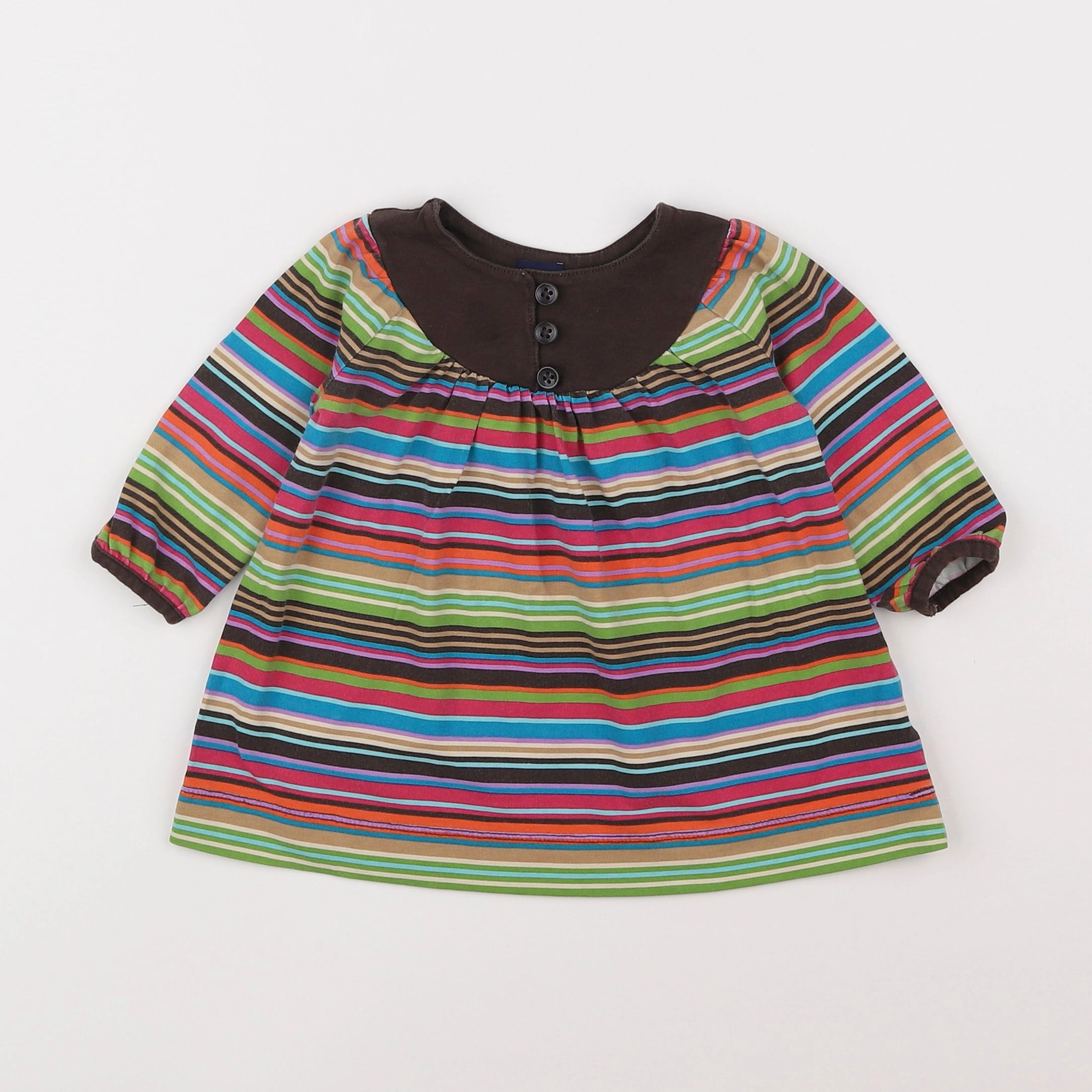 GAP - robe multicolore - 3/6 mois