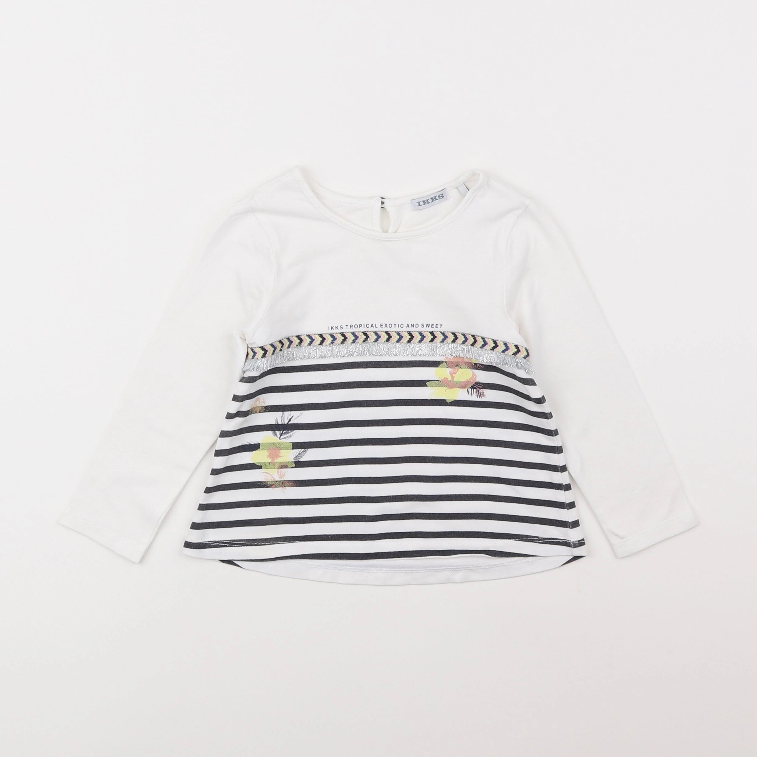 IKKS - tee-shirt blanc - 2 ans