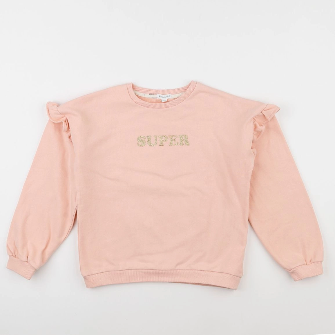 Vertbaudet - sweat rose - 10 ans