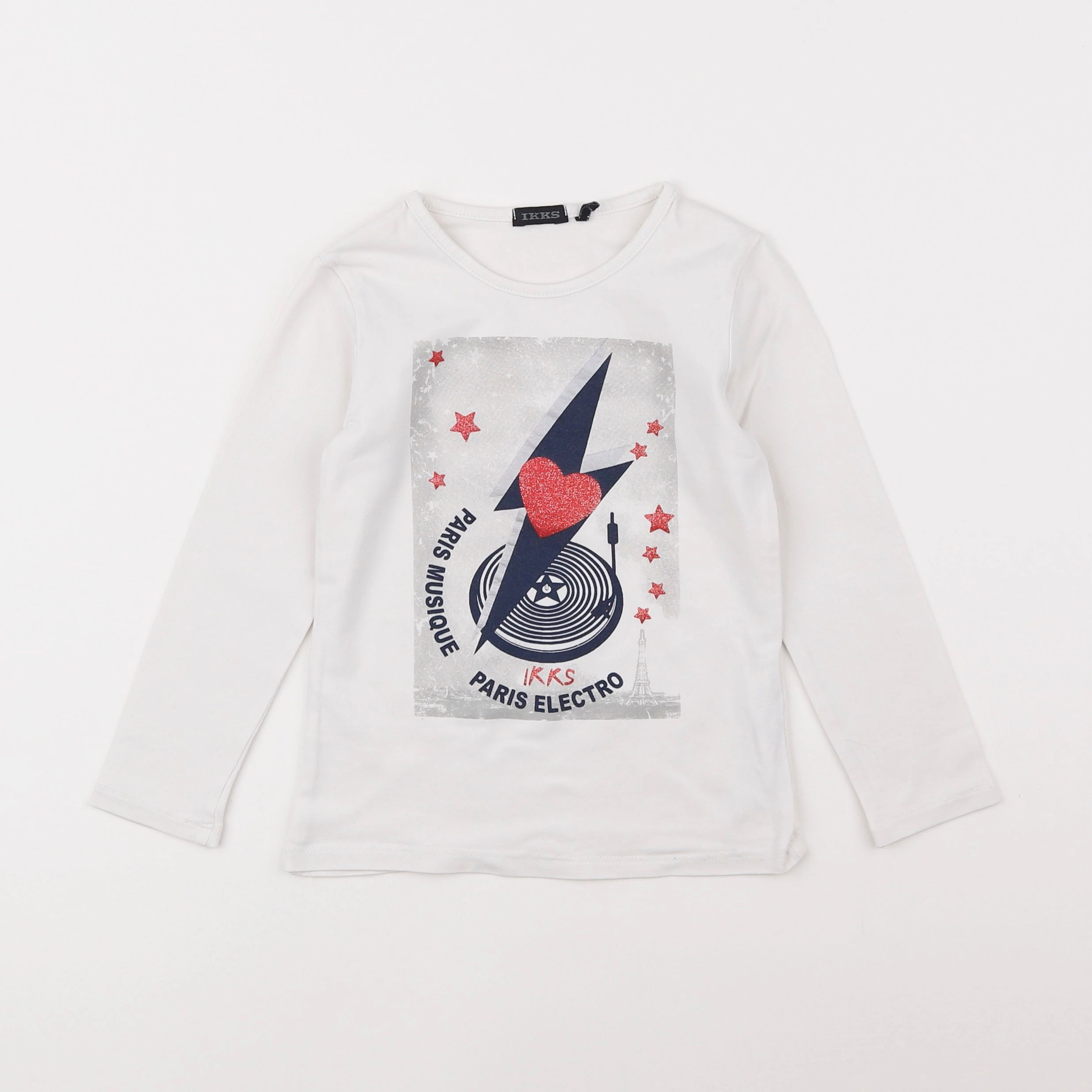 IKKS - tee-shirt blanc - 5 ans
