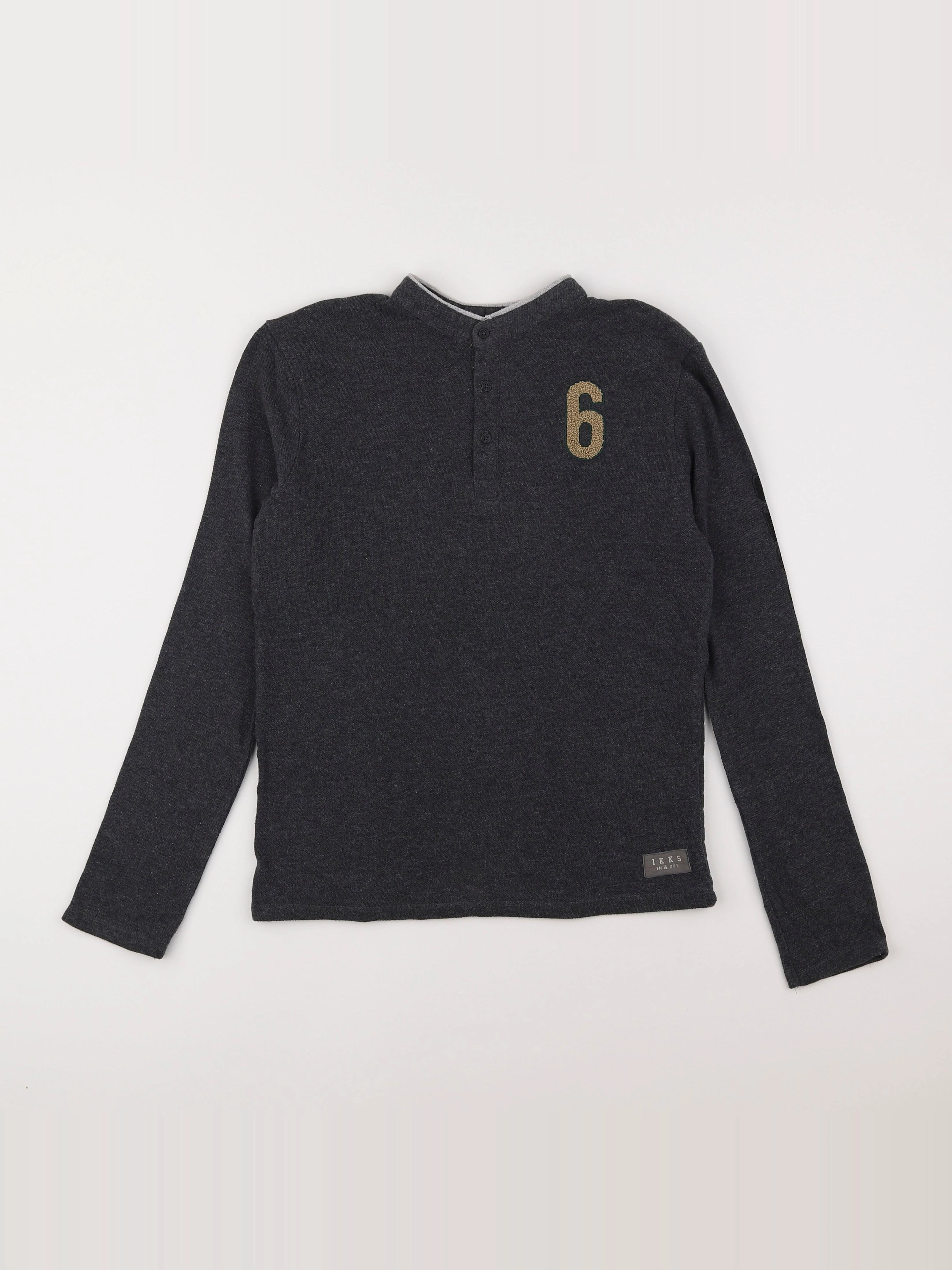IKKS - polo gris - 12 ans