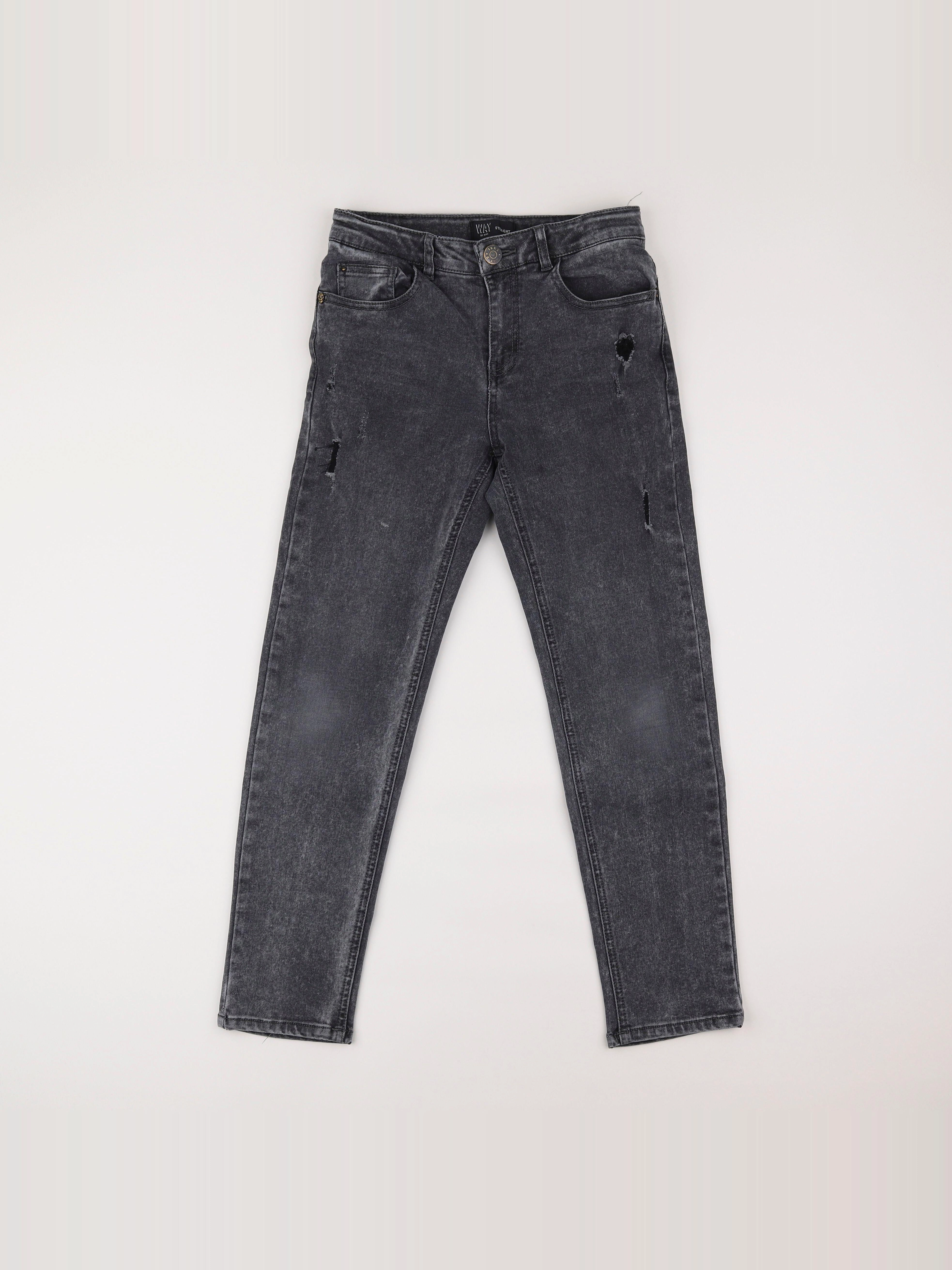 IKKS - jean gris - 12 ans
