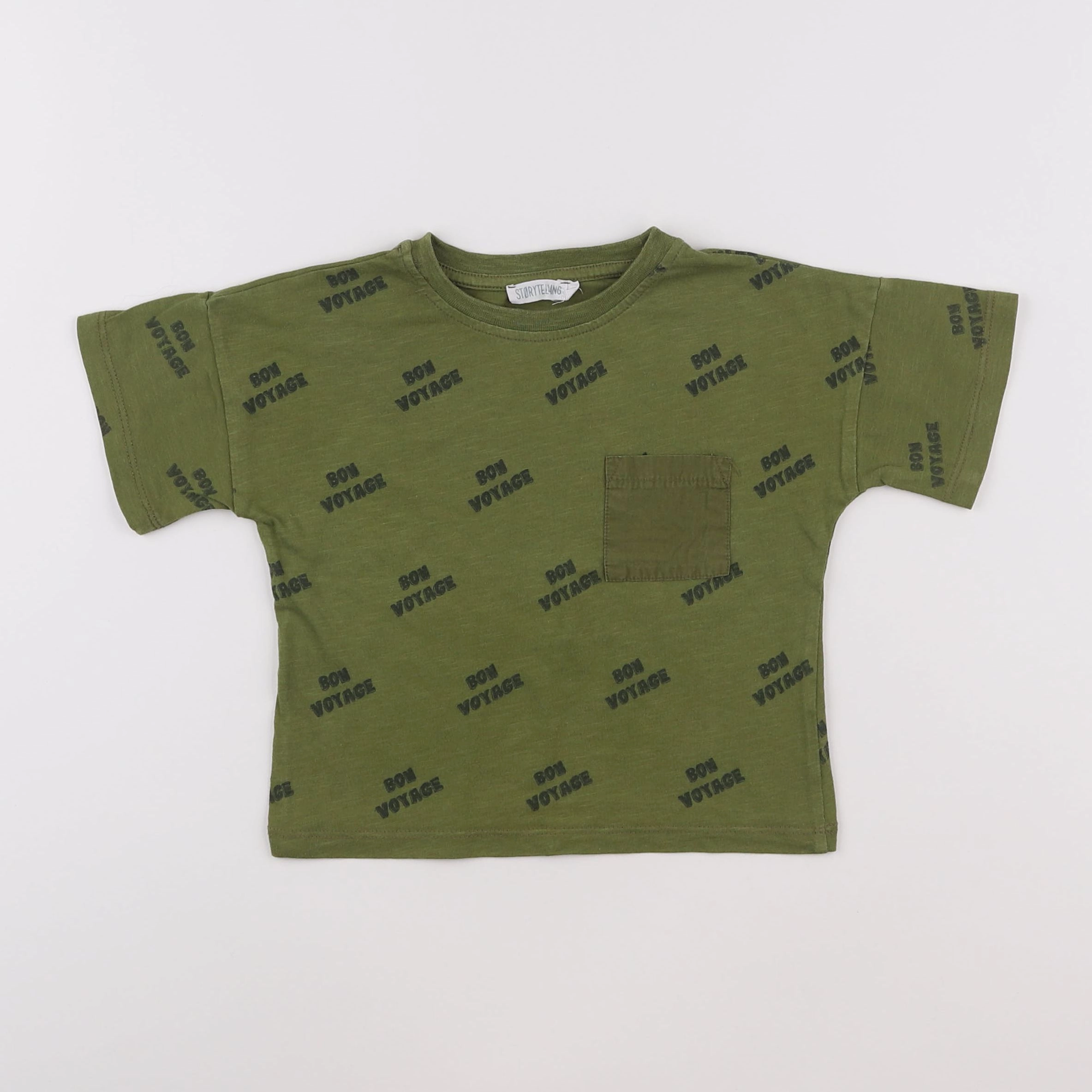 Storytelling - tee-shirt vert - 2 ans