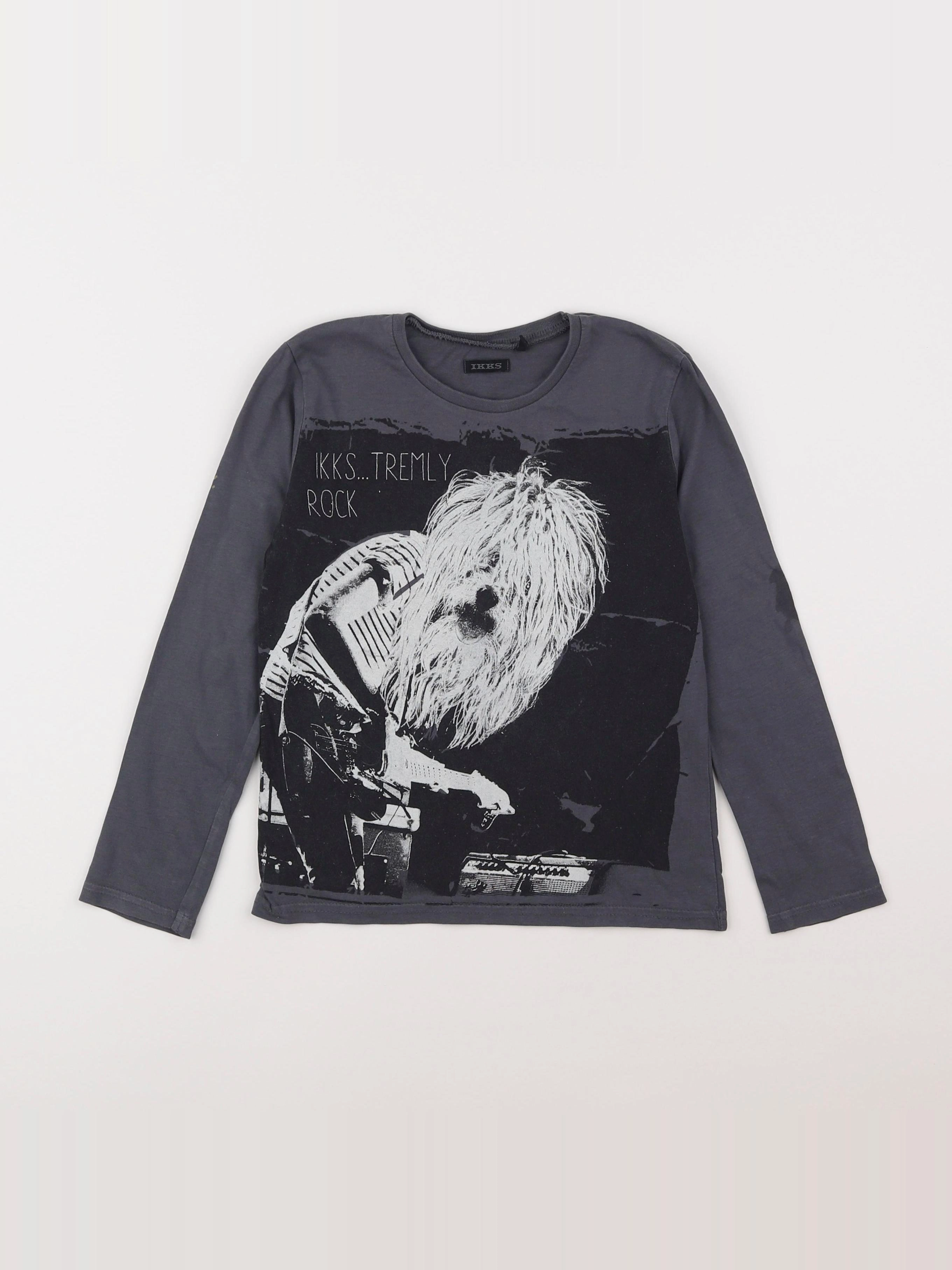 IKKS - tee-shirt gris - 6 ans