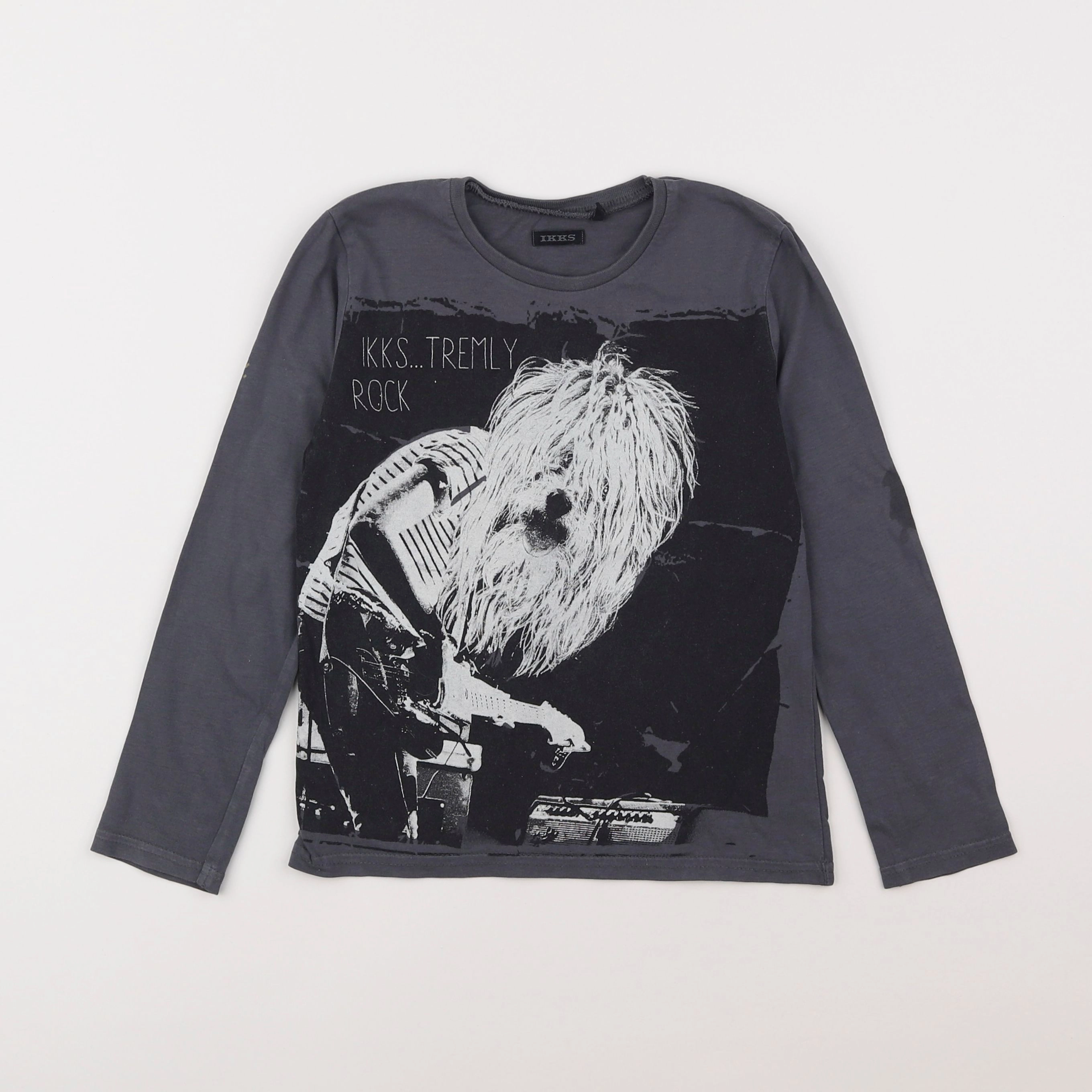 IKKS - tee-shirt gris - 6 ans