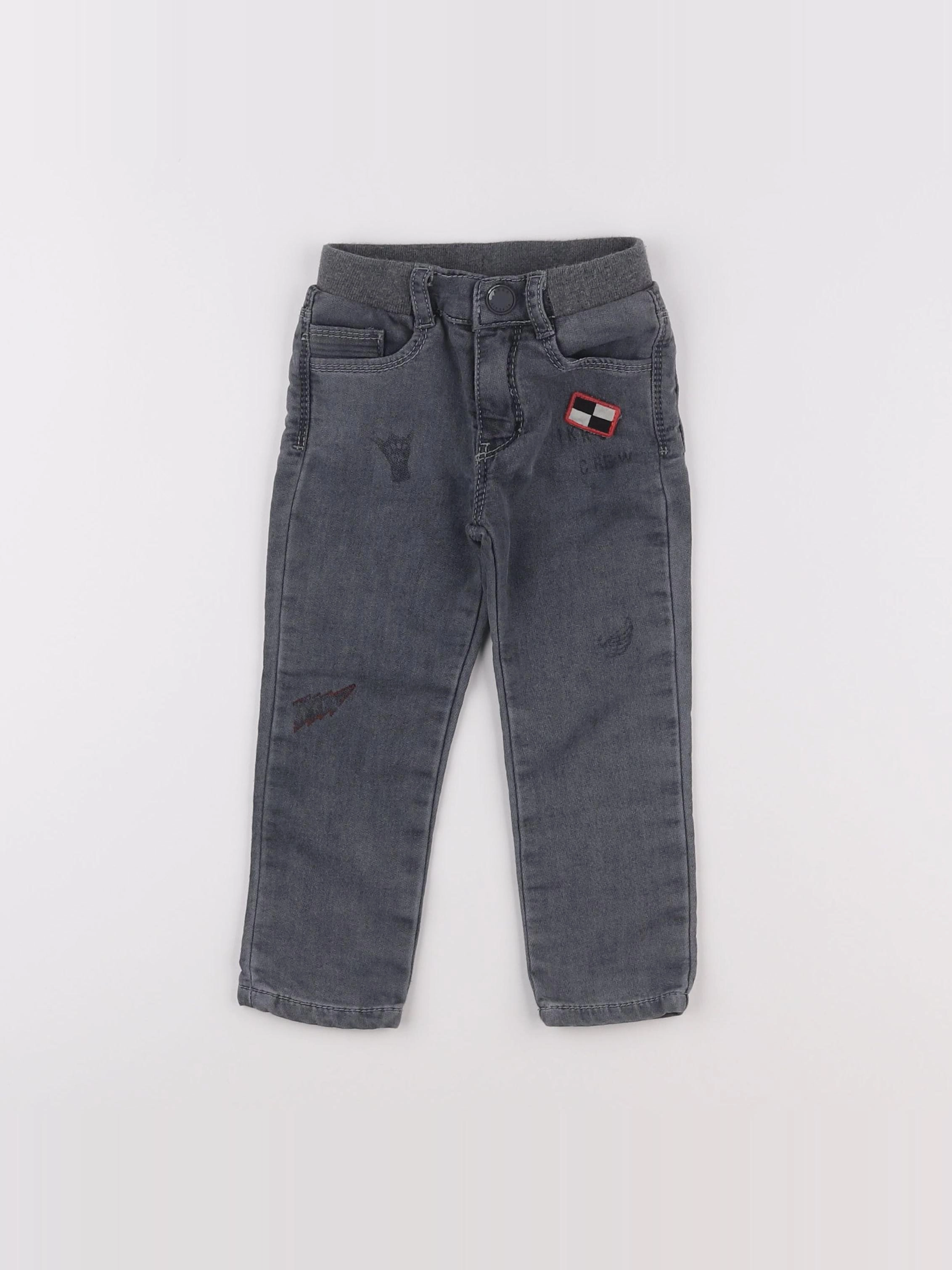 IKKS - jean gris - 2 ans
