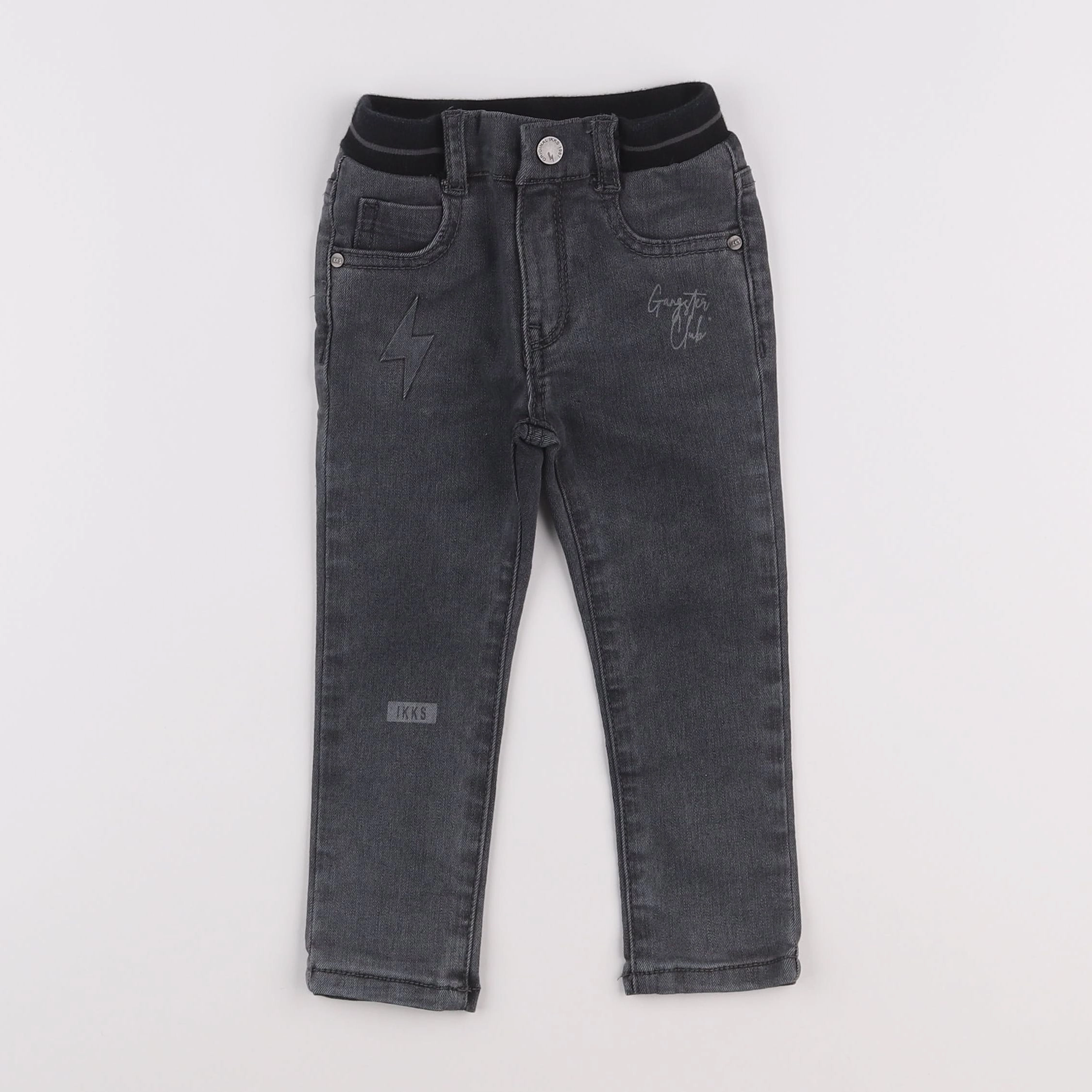 IKKS - jean gris - 2 ans