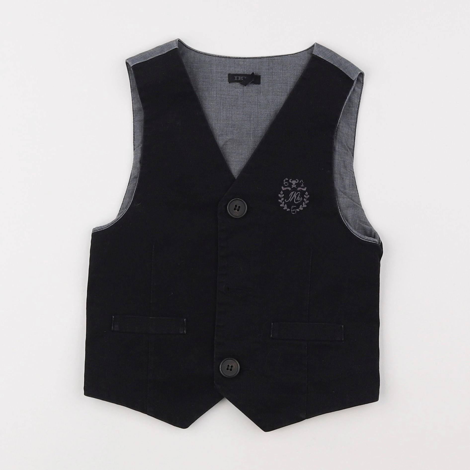 IKKS - gilet noir - 4 ans