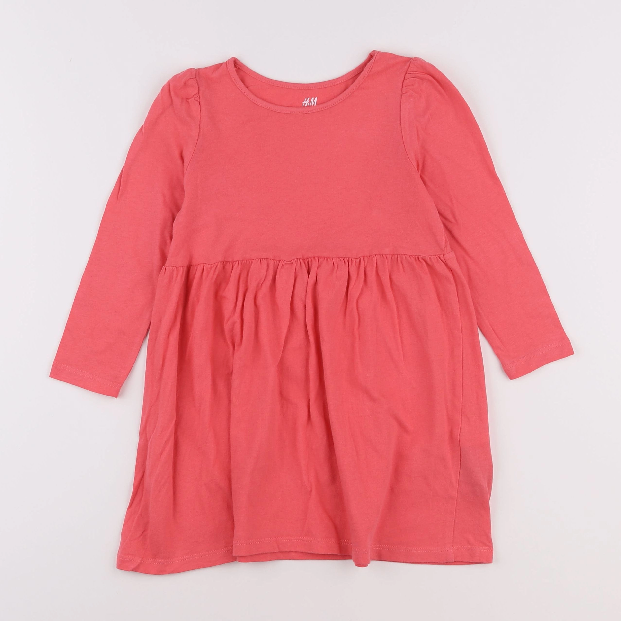 H&M - robe rose - 2/4 ans