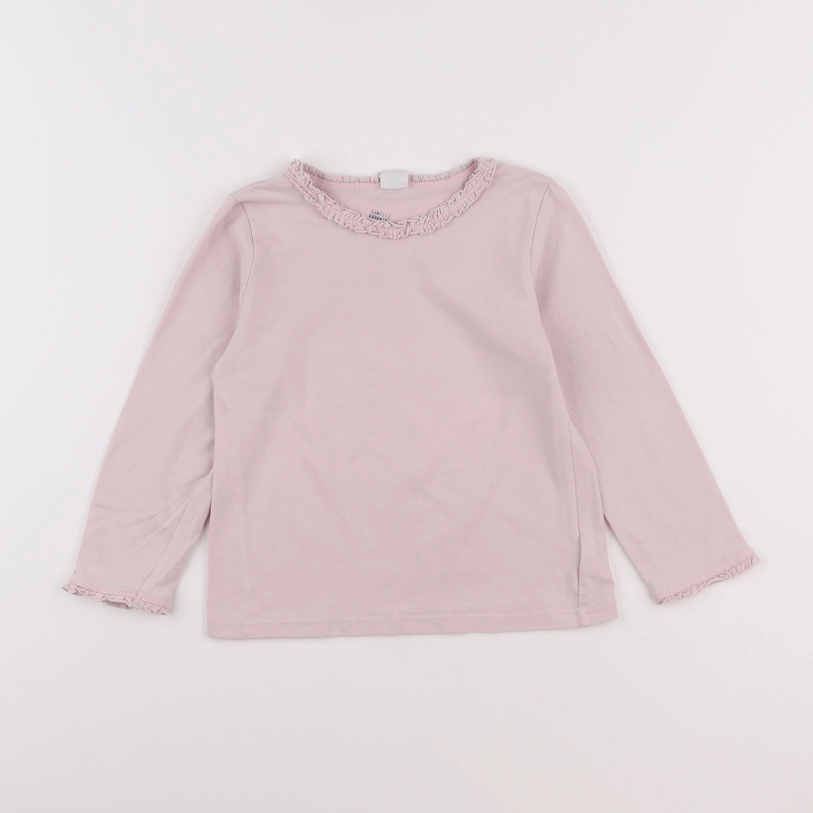 H&M - tee-shirt rose - 3/4 ans