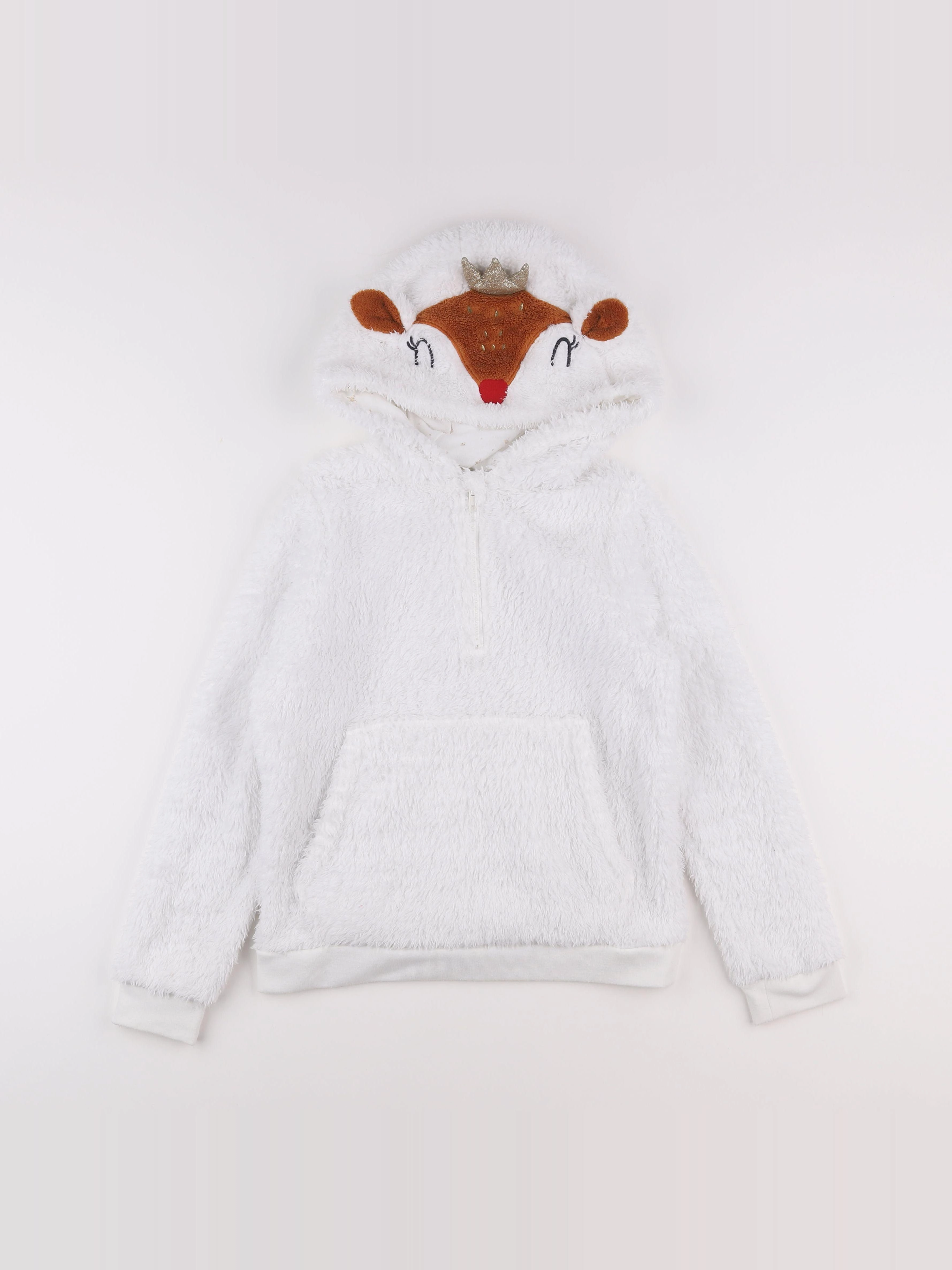 Vertbaudet - pull blanc - 12 ans