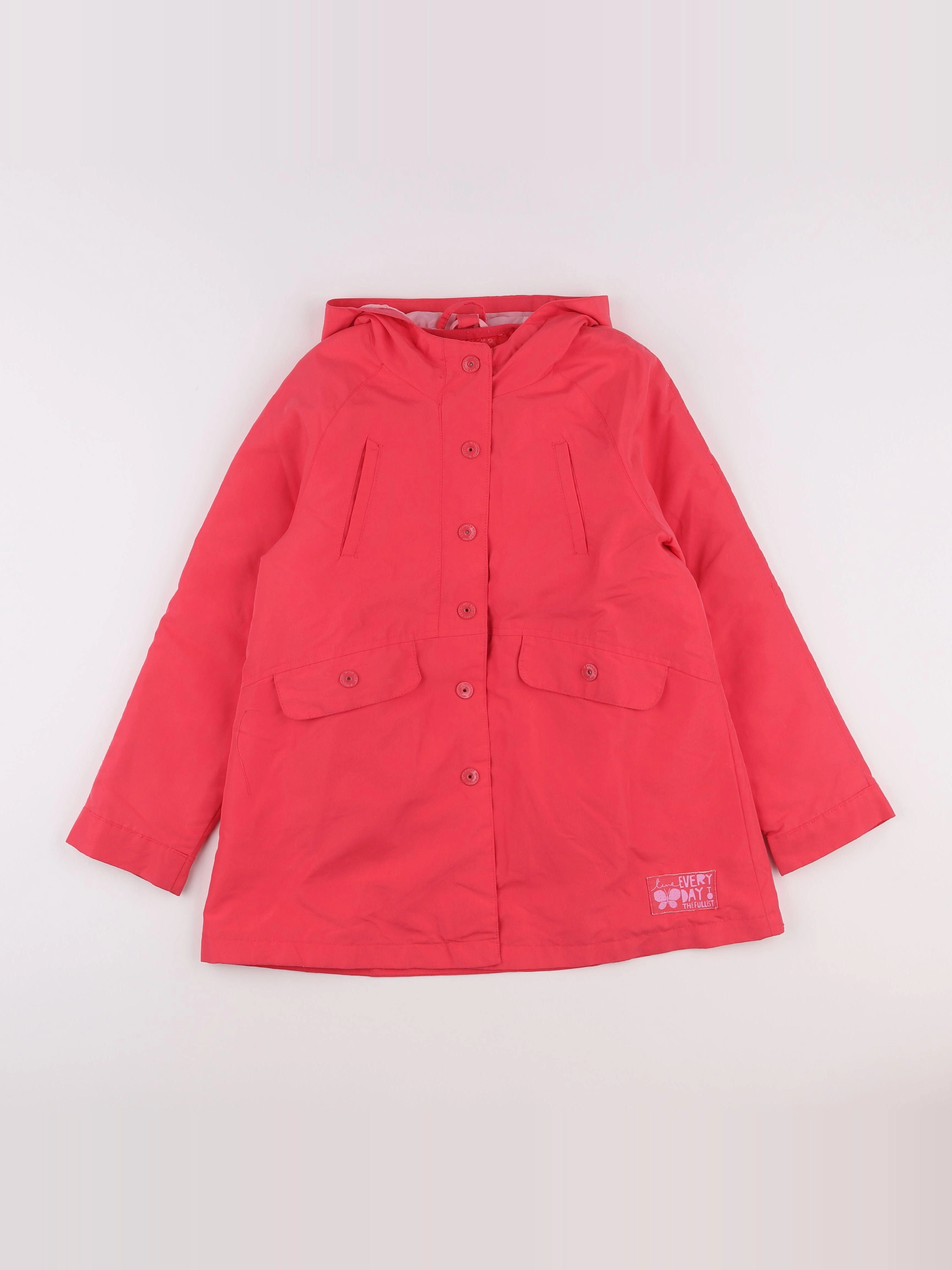 Vertbaudet - veste doublure amovible rose - 10 ans