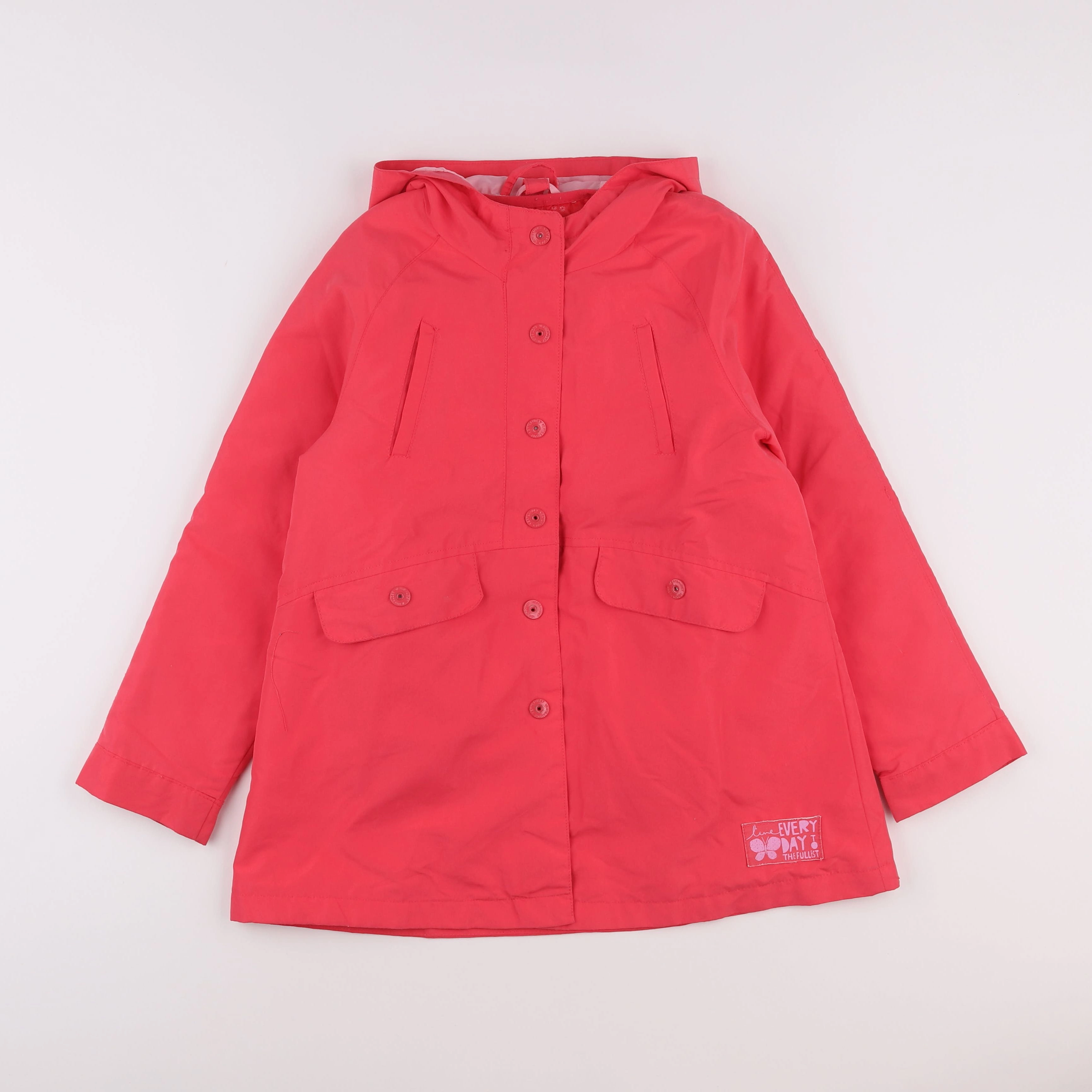 Vertbaudet - veste doublure amovible rose - 10 ans