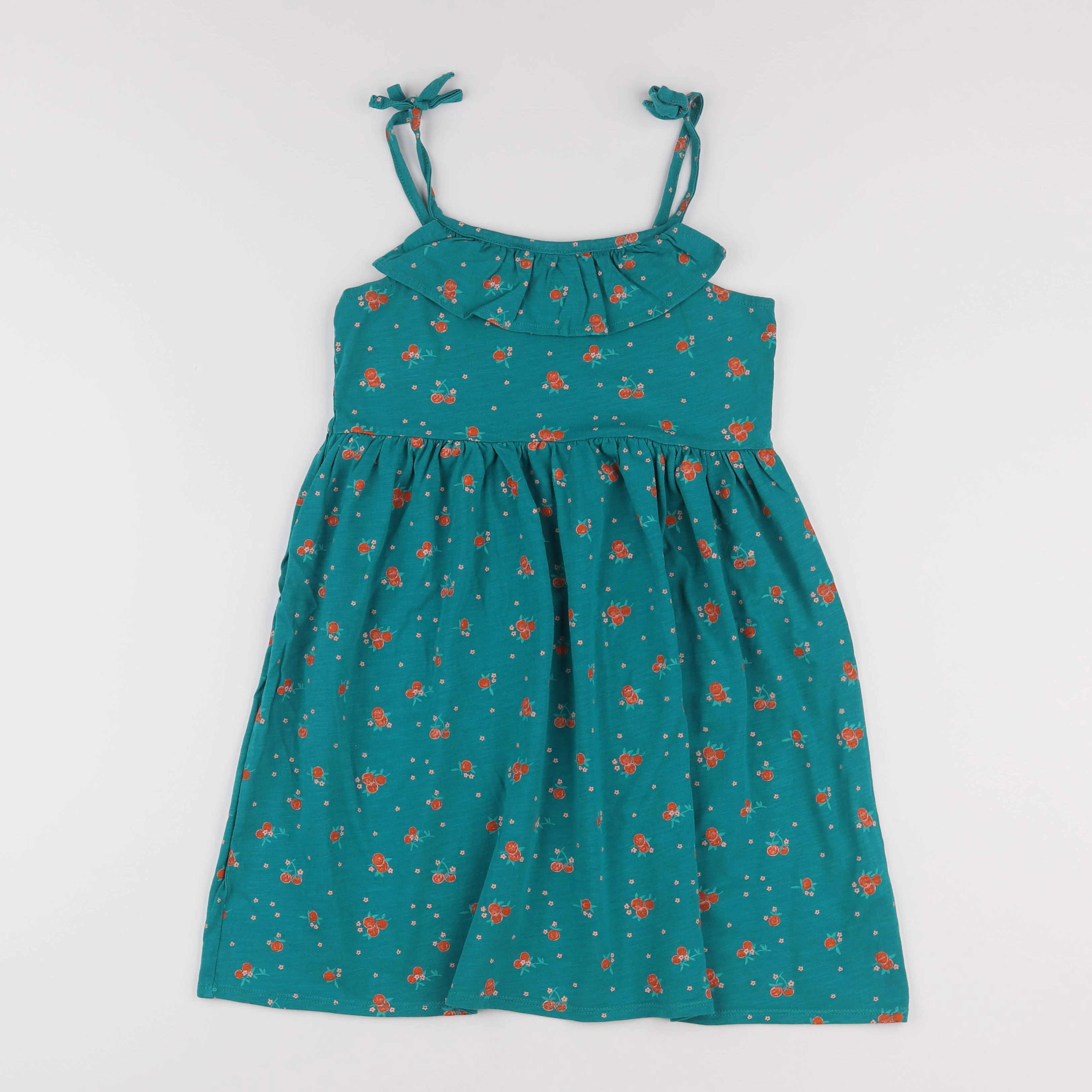 Vertbaudet - robe vert - 10 ans