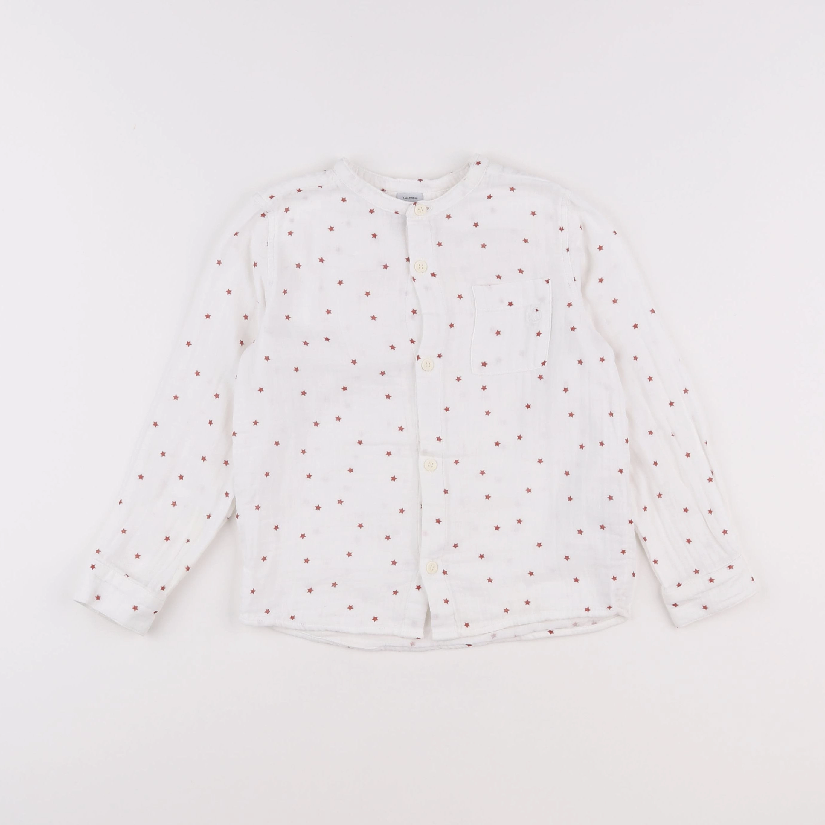 Petit Bateau - chemise blanc - 5 ans