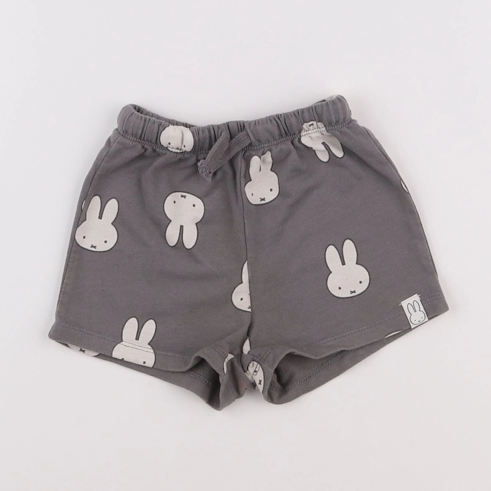 H&M - short gris - 12/18 mois