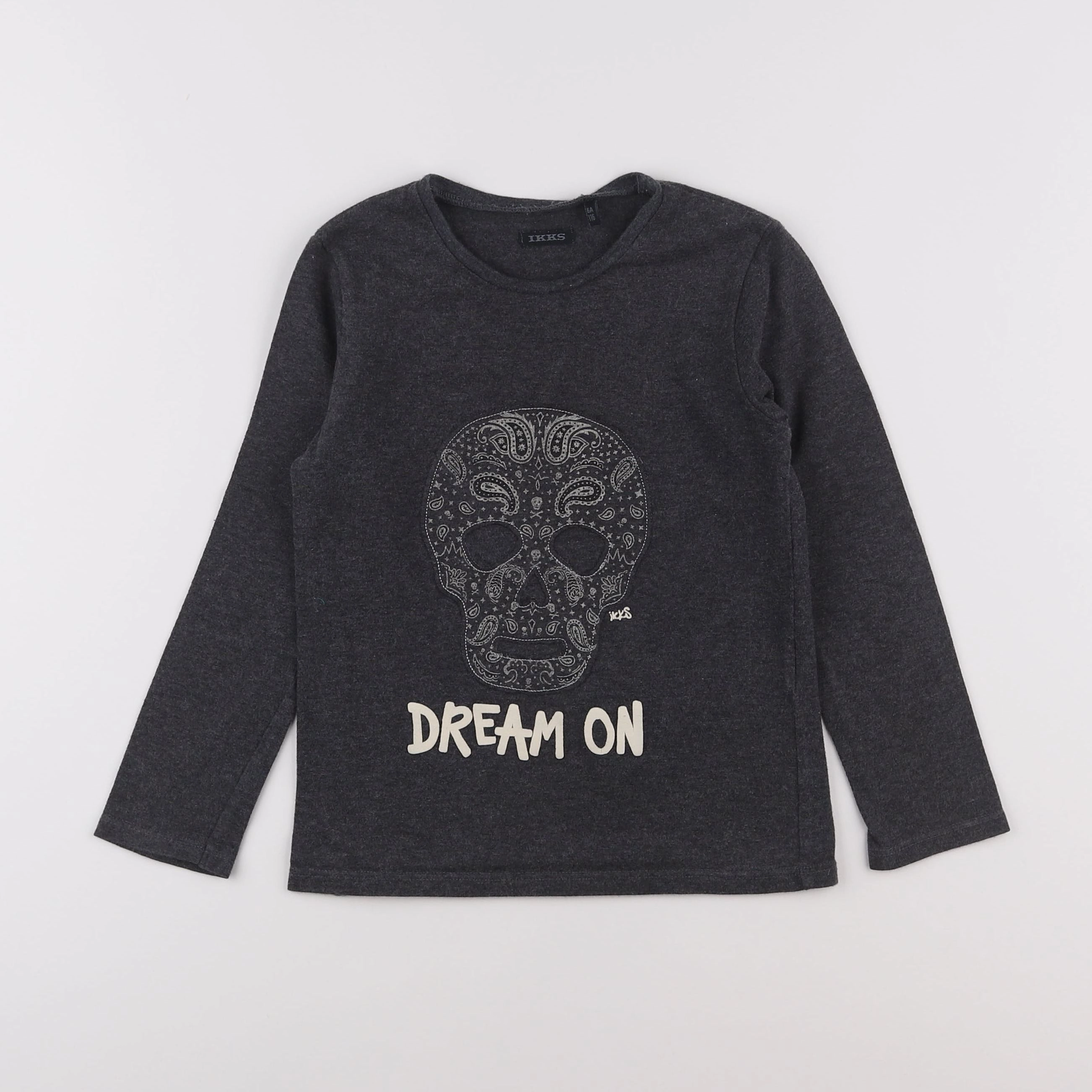 IKKS - tee-shirt gris - 6 ans
